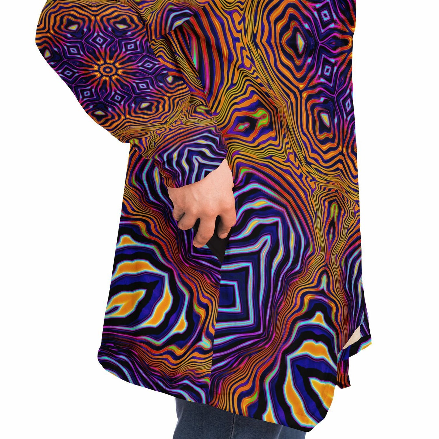 "King of the Festival Mandala" HOODED CLOAK