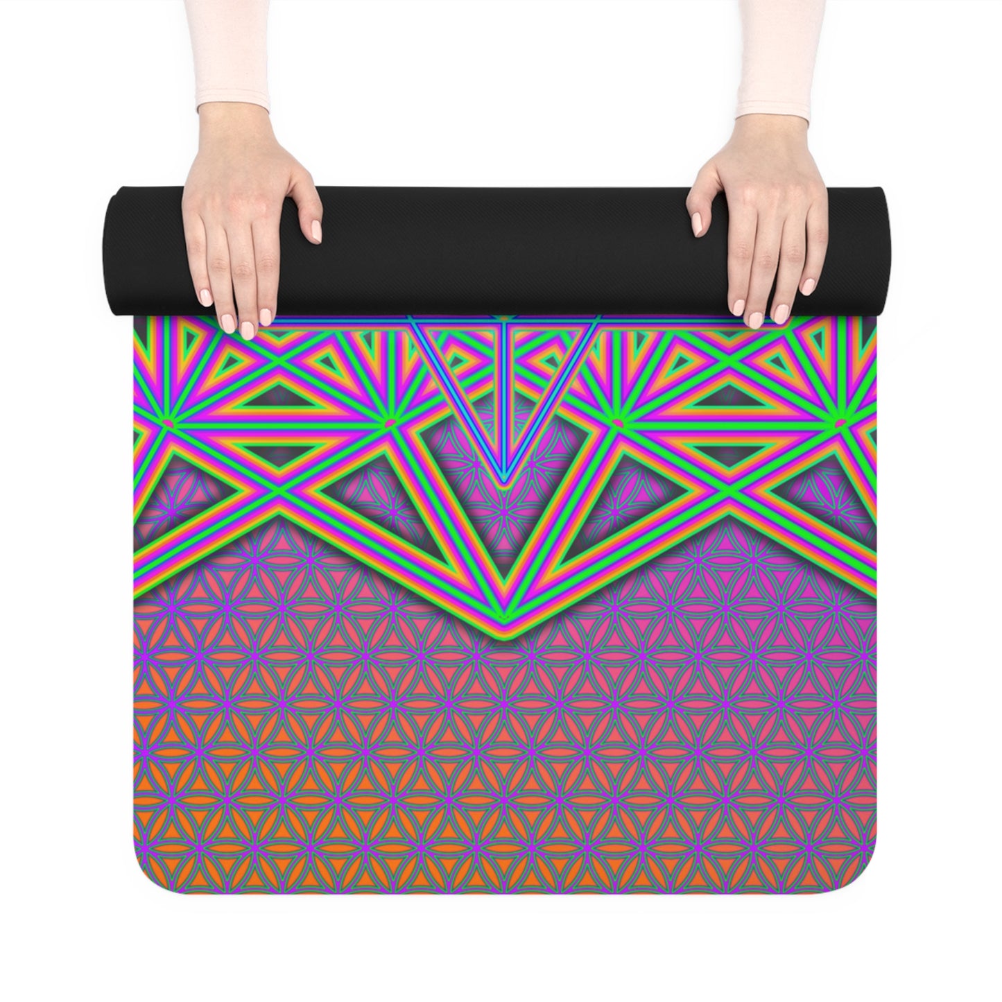 "Flower of Tron" YOGA MAT