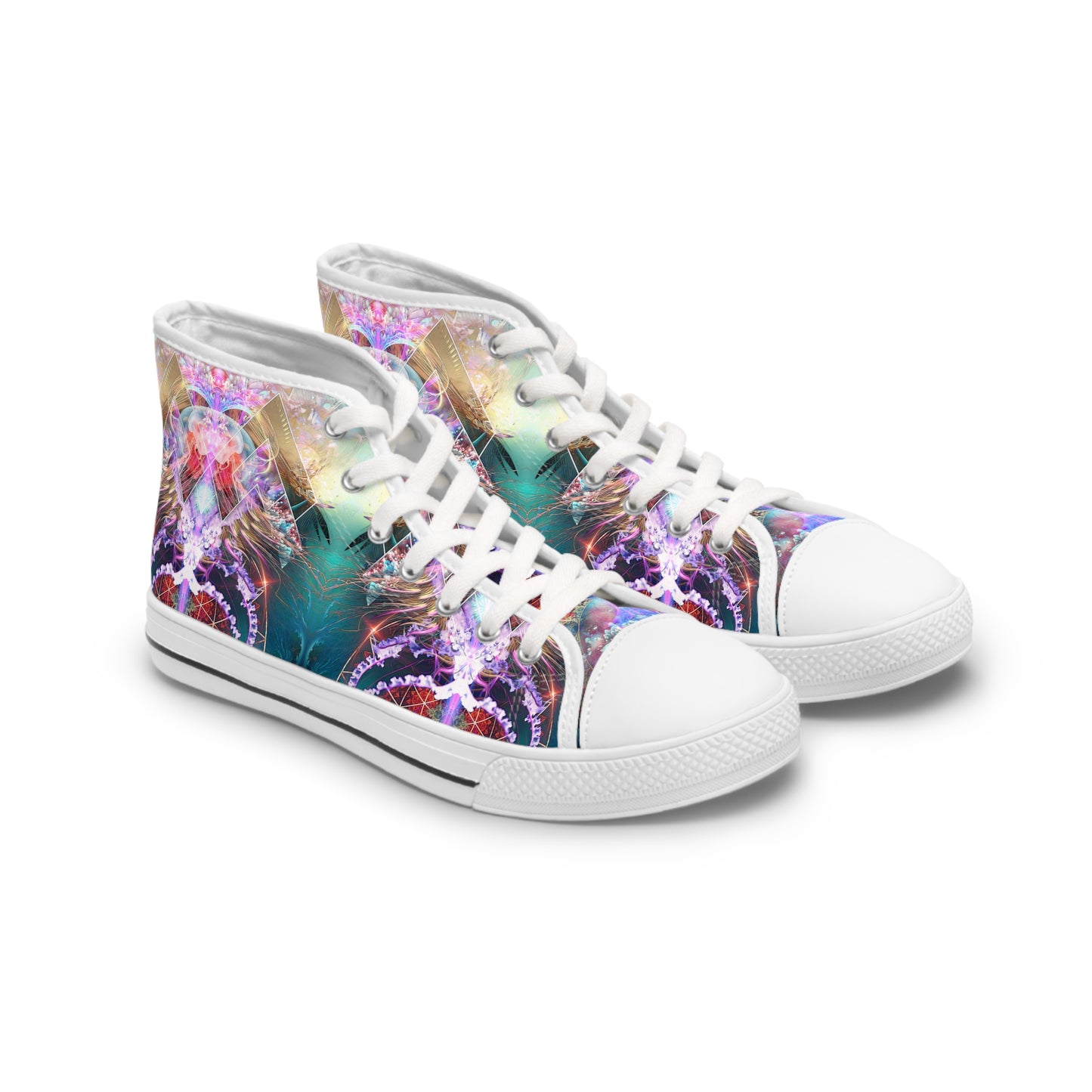 "Primordial Soup V2" WOMEN'S HIGHT TOP SNEAKERS