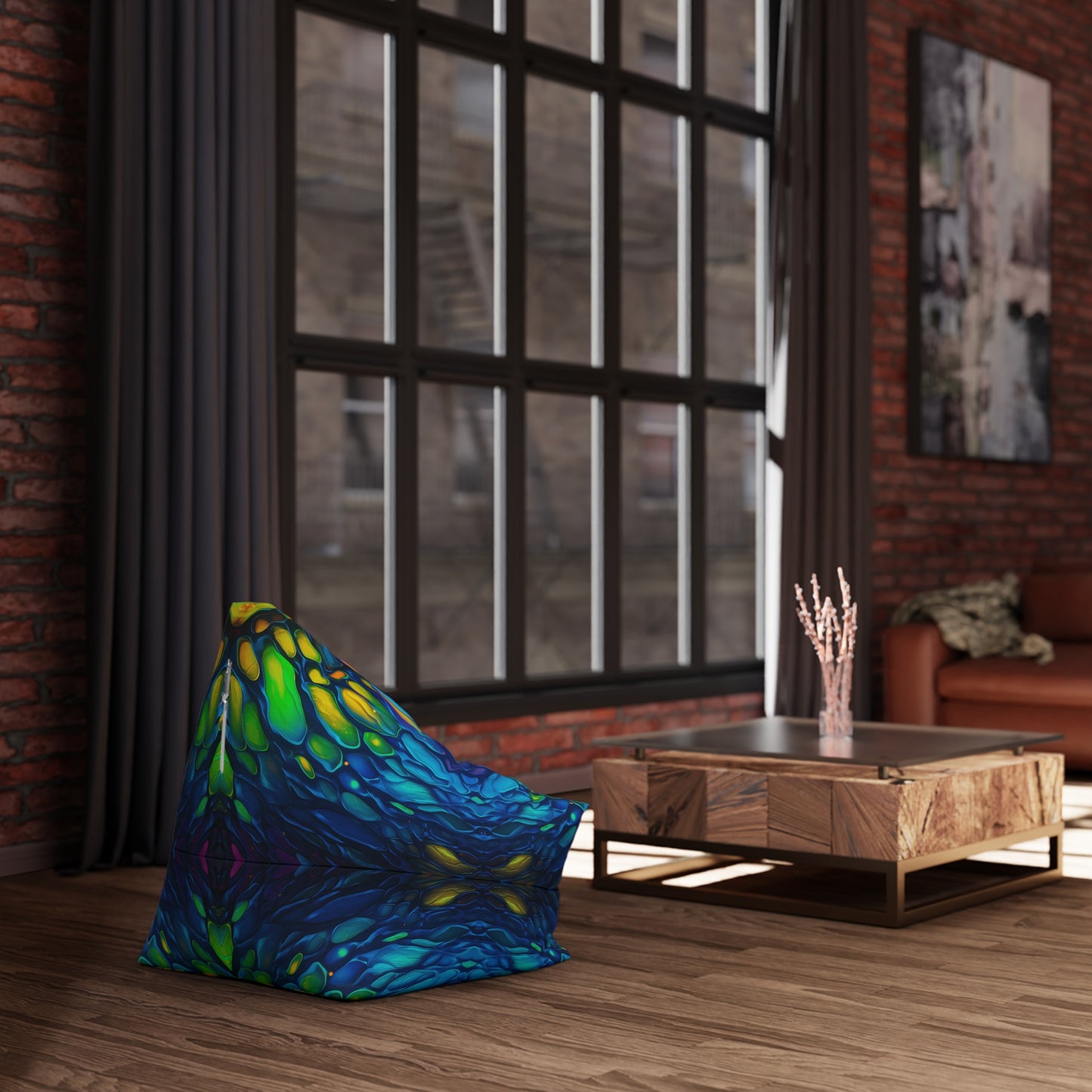 "Scaled" BEAN BAG CHAIR COVER