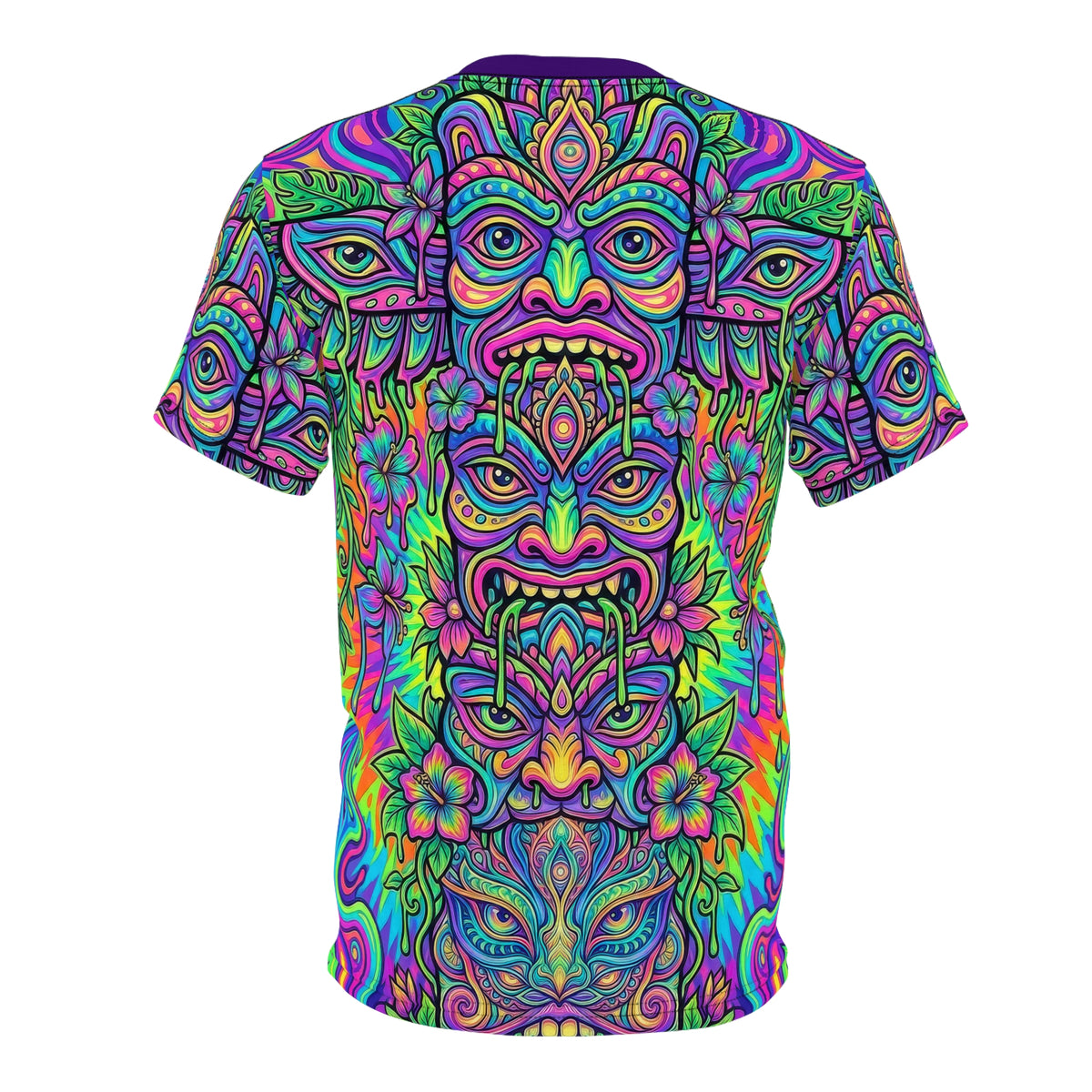 Totem Rising premium tee, folded to show the print pattern and neckline.