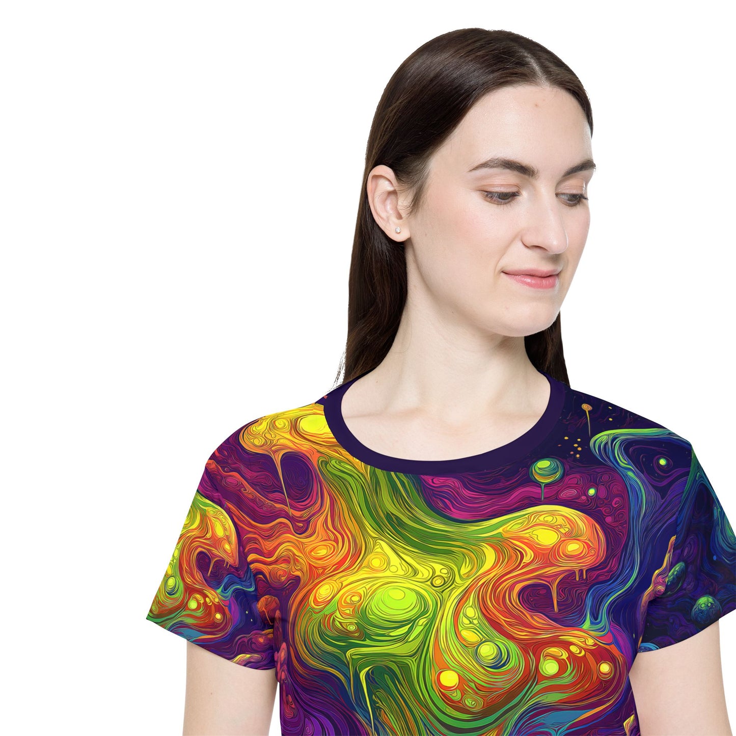 "I Love Lava Lamp" (WOMEN'S) SPORT TEE