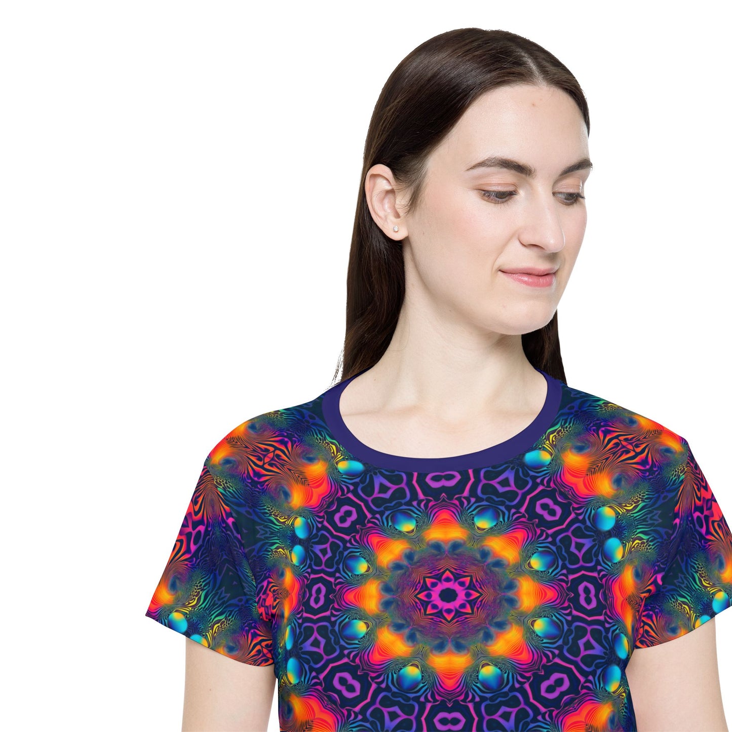 "Cosmic Fingerprint V3" (WOMEN'S) SPORT TEE