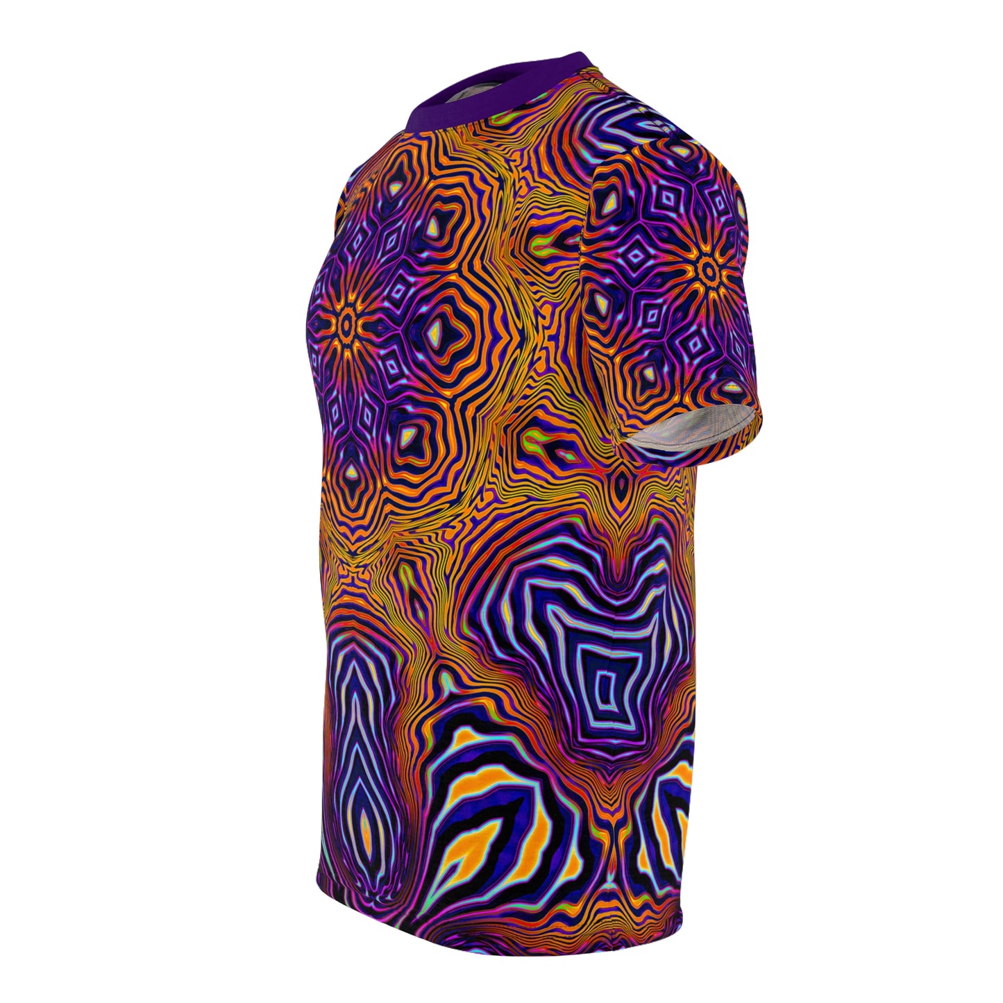 Back view of the King of the Festival Mandala premium tee.