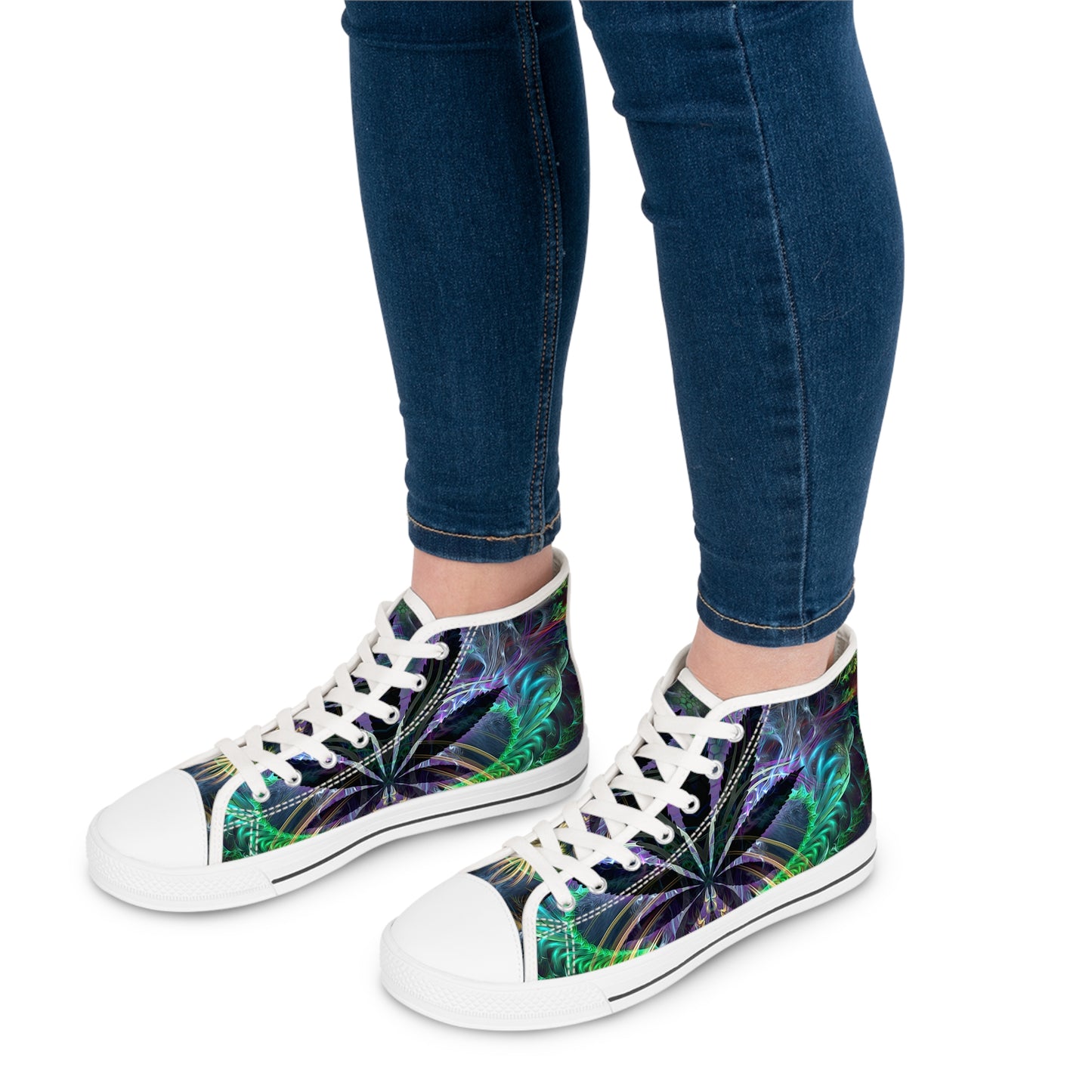 "Heightened Stroll" WOMEN'S HIGH TOP SNEAKERS