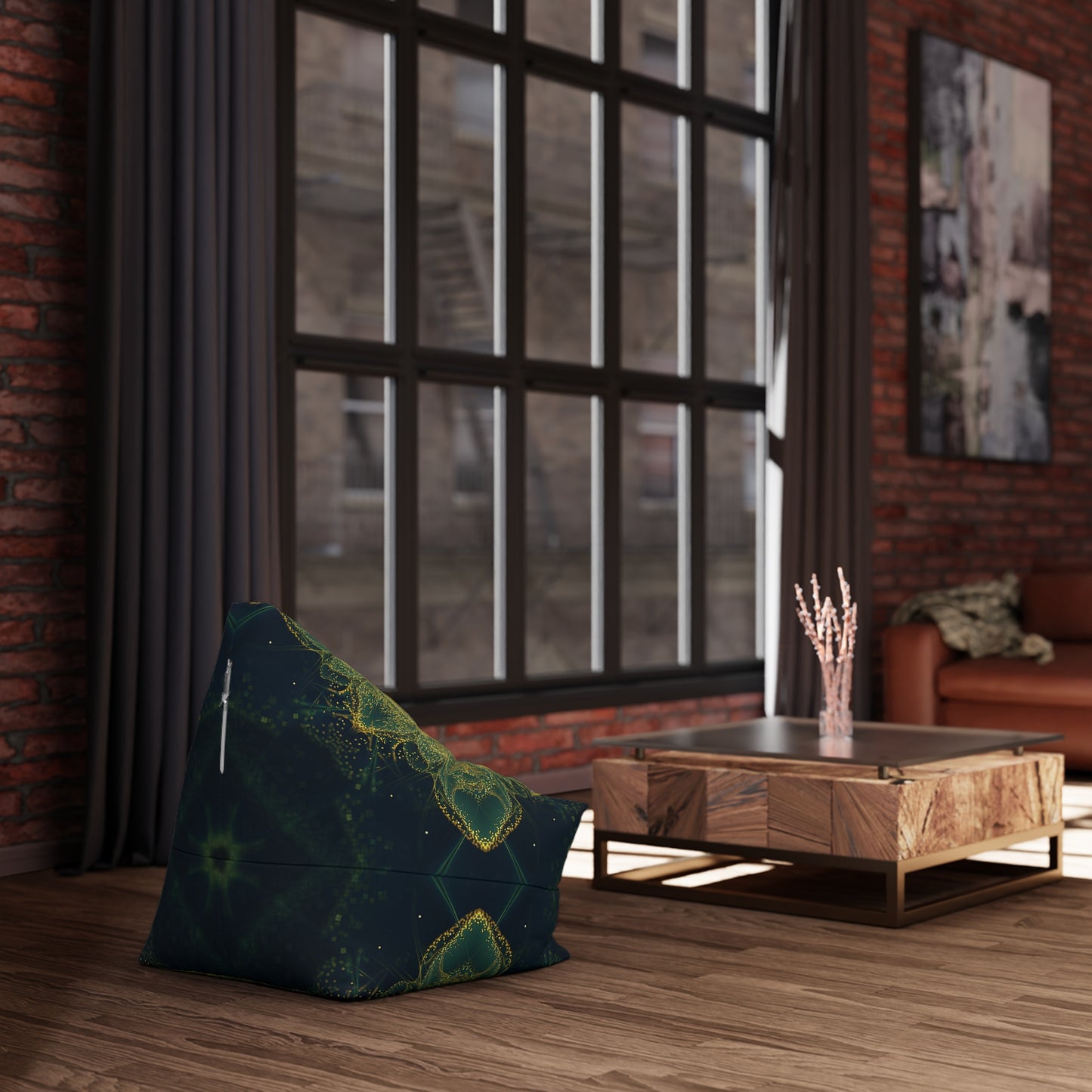 "Happy Thoughts" BEAN BAG CHAIR COVER