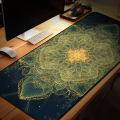 "Happy Thoughts" DESK MAT / MOUSE PAD (12x18)(12x22)(15.5x31)
