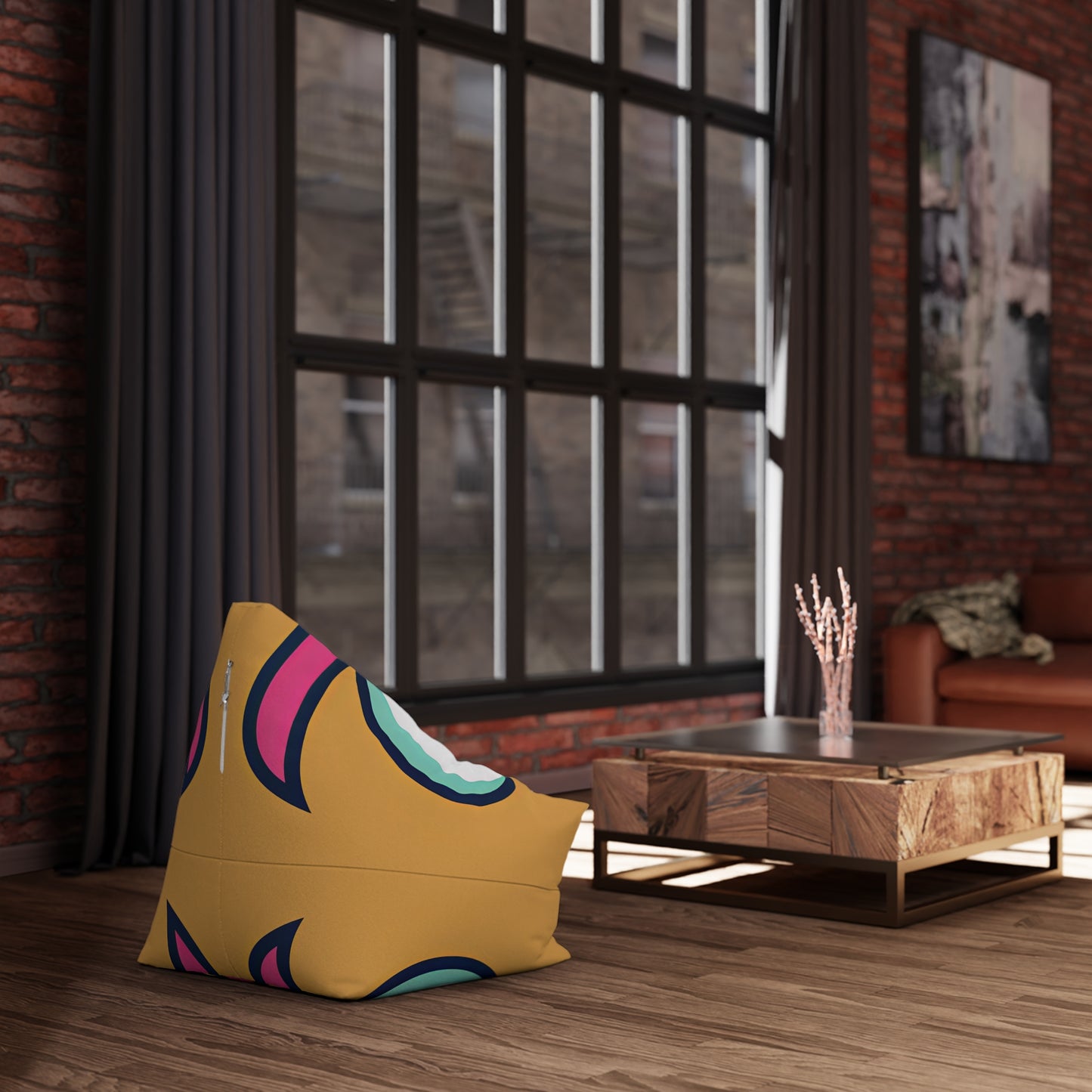 "Confused Face" BEAN BAG CHAIR COVER