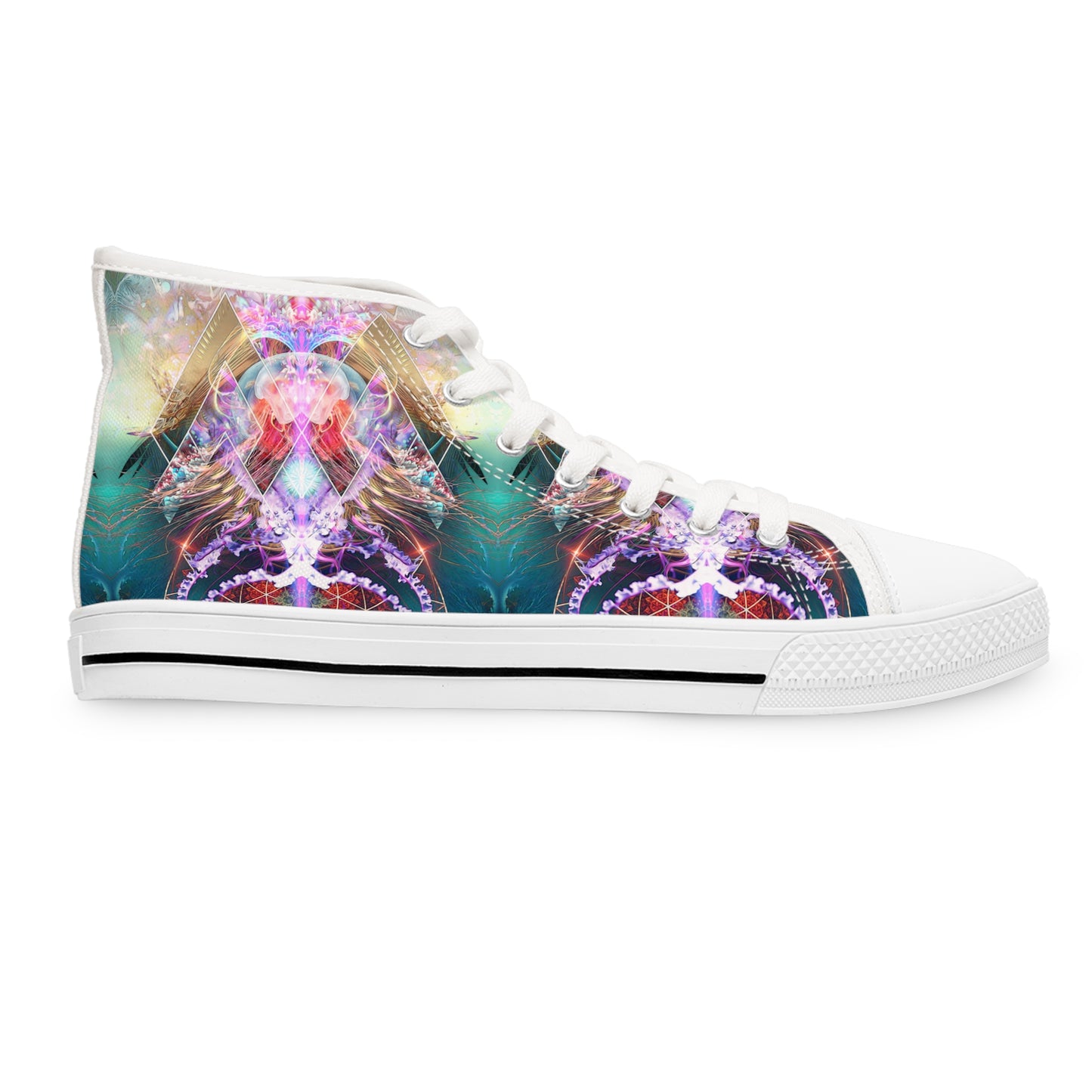 "Primordial Soup V2" WOMEN'S HIGHT TOP SNEAKERS