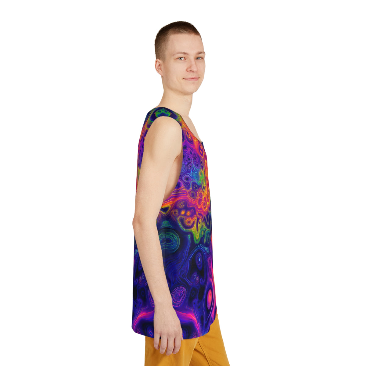 "The Rainbow Tasted Me" MEN'S TANK TOP