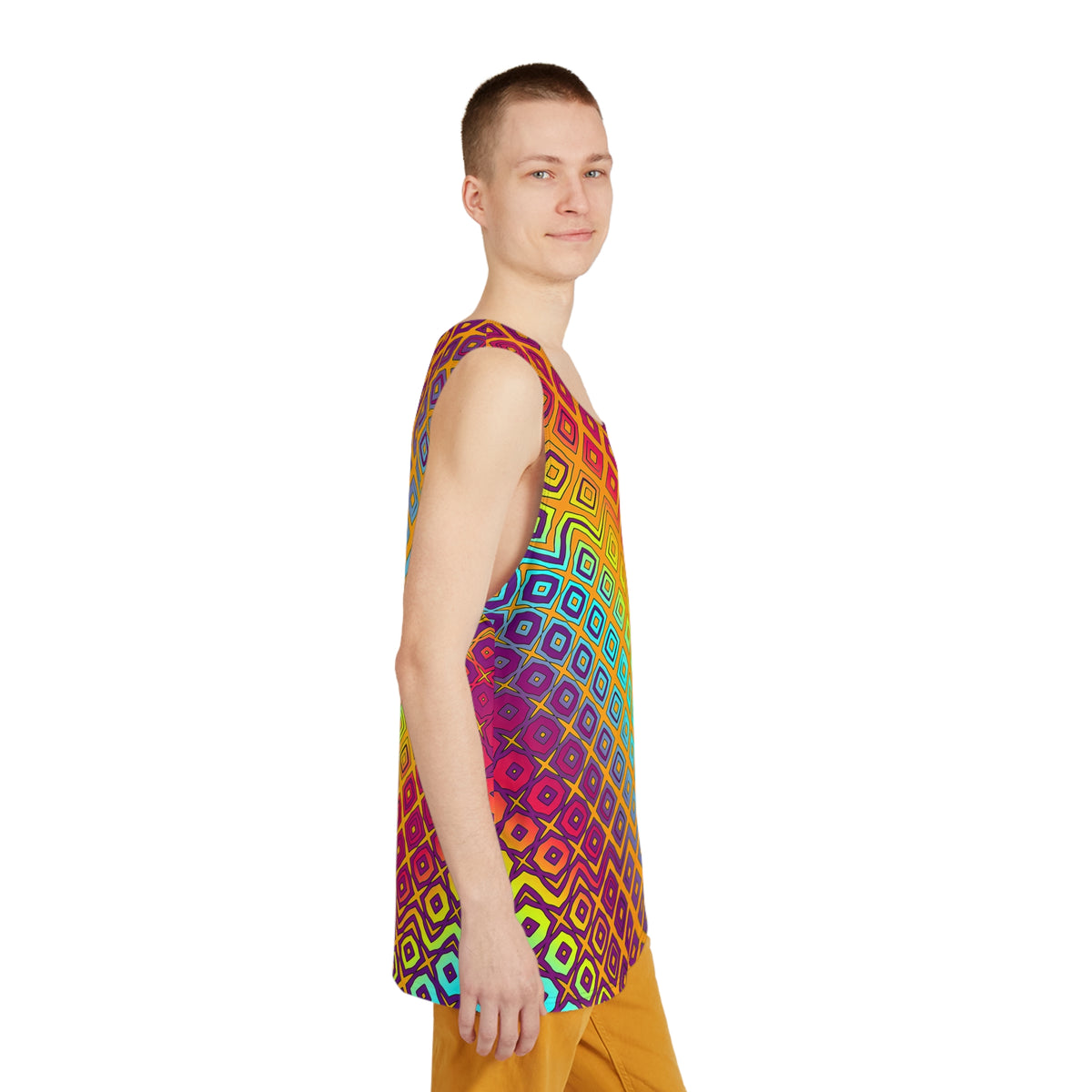"Peacocking" MEN'S TANK TOP