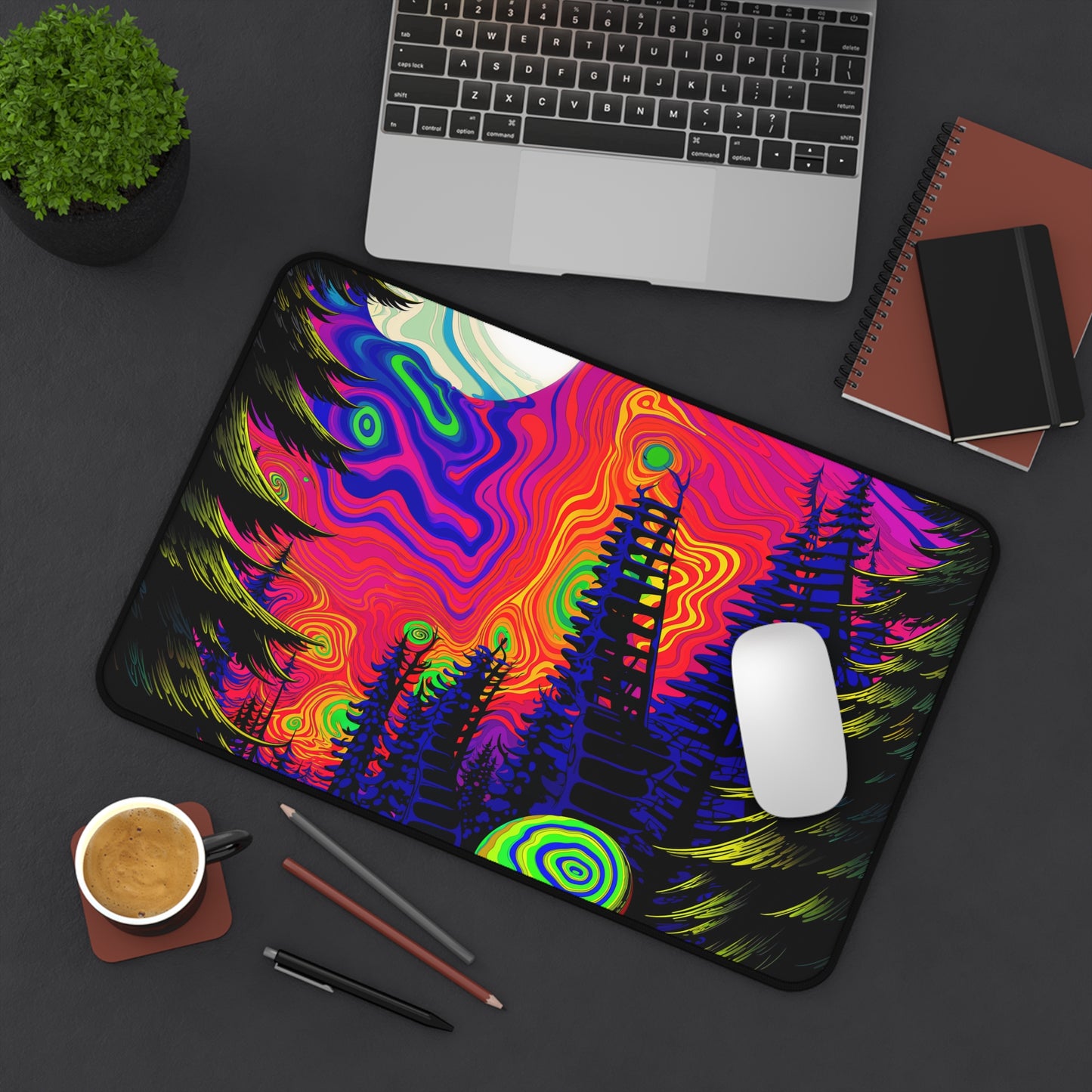 "Mushy Night" DESK MAT (12x18)(12x22)(15.5x31)