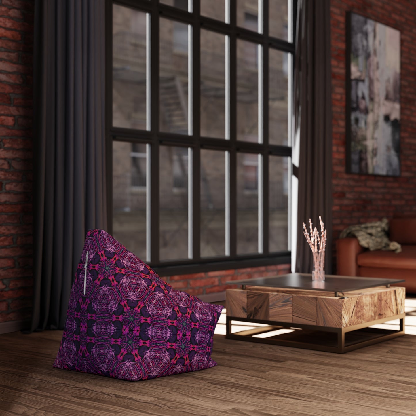 "Forged In Neon" BEAN BAG CHAIR COVER