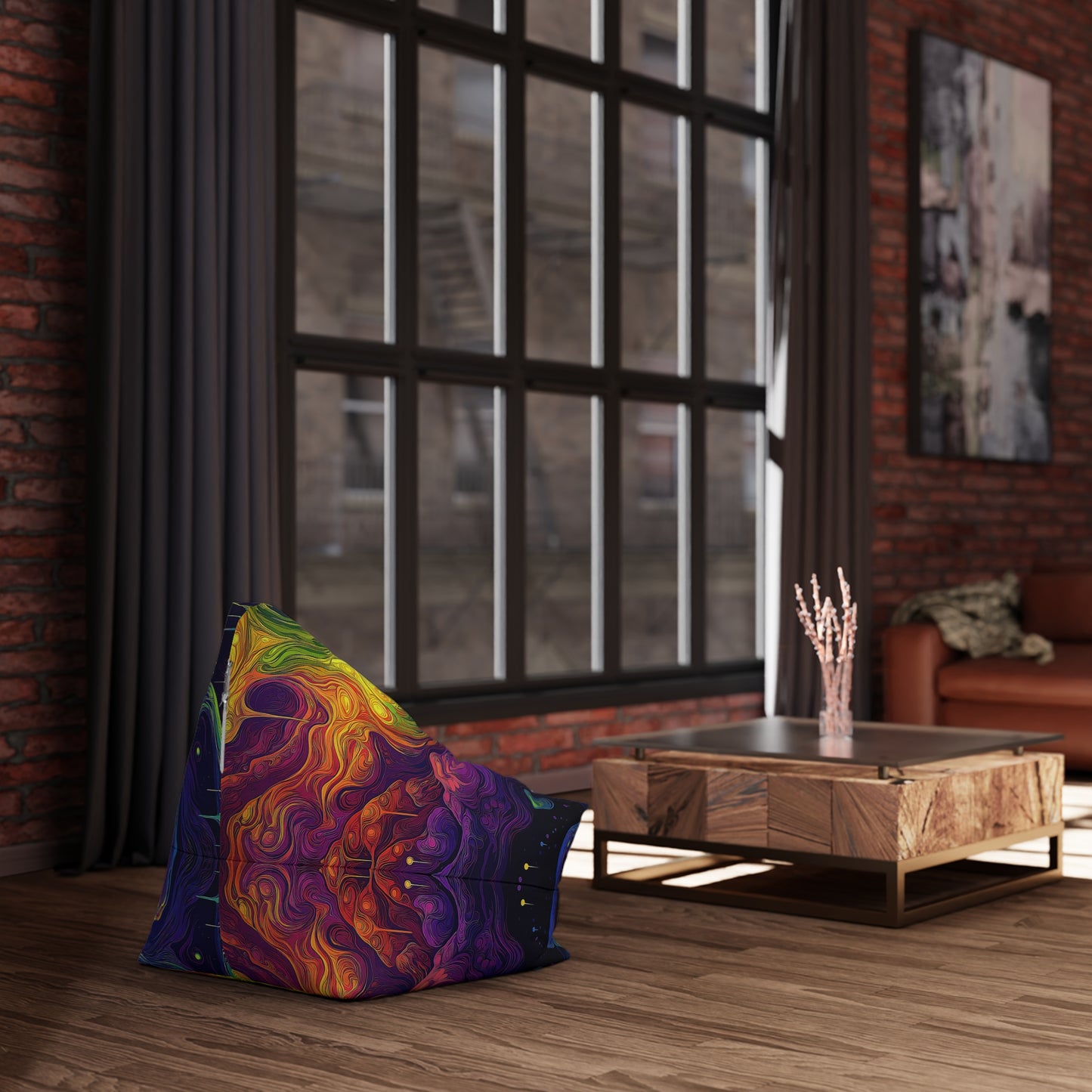 "I Love Lava Lamp" BEAN BAG CHAIR COVER