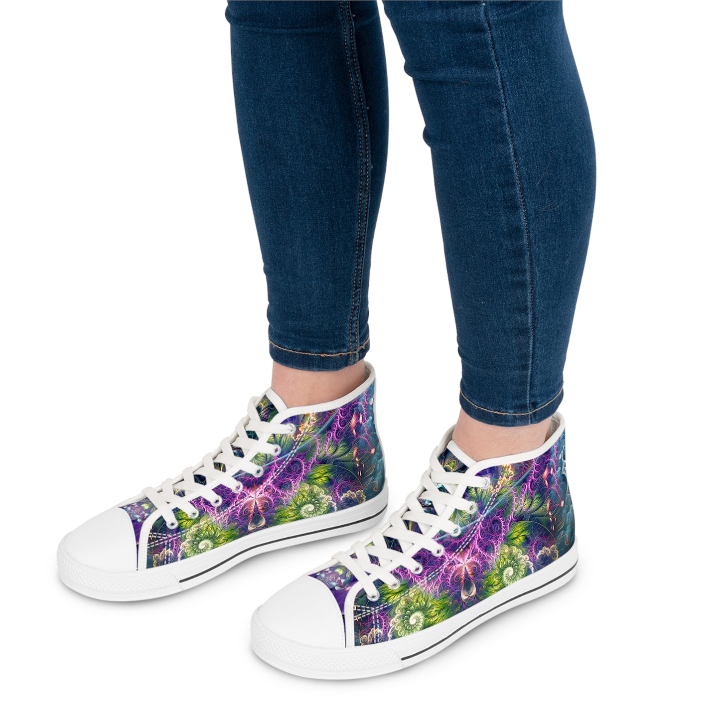 "Emergence" WOMEN'S HIGH TOP SNEAKERS