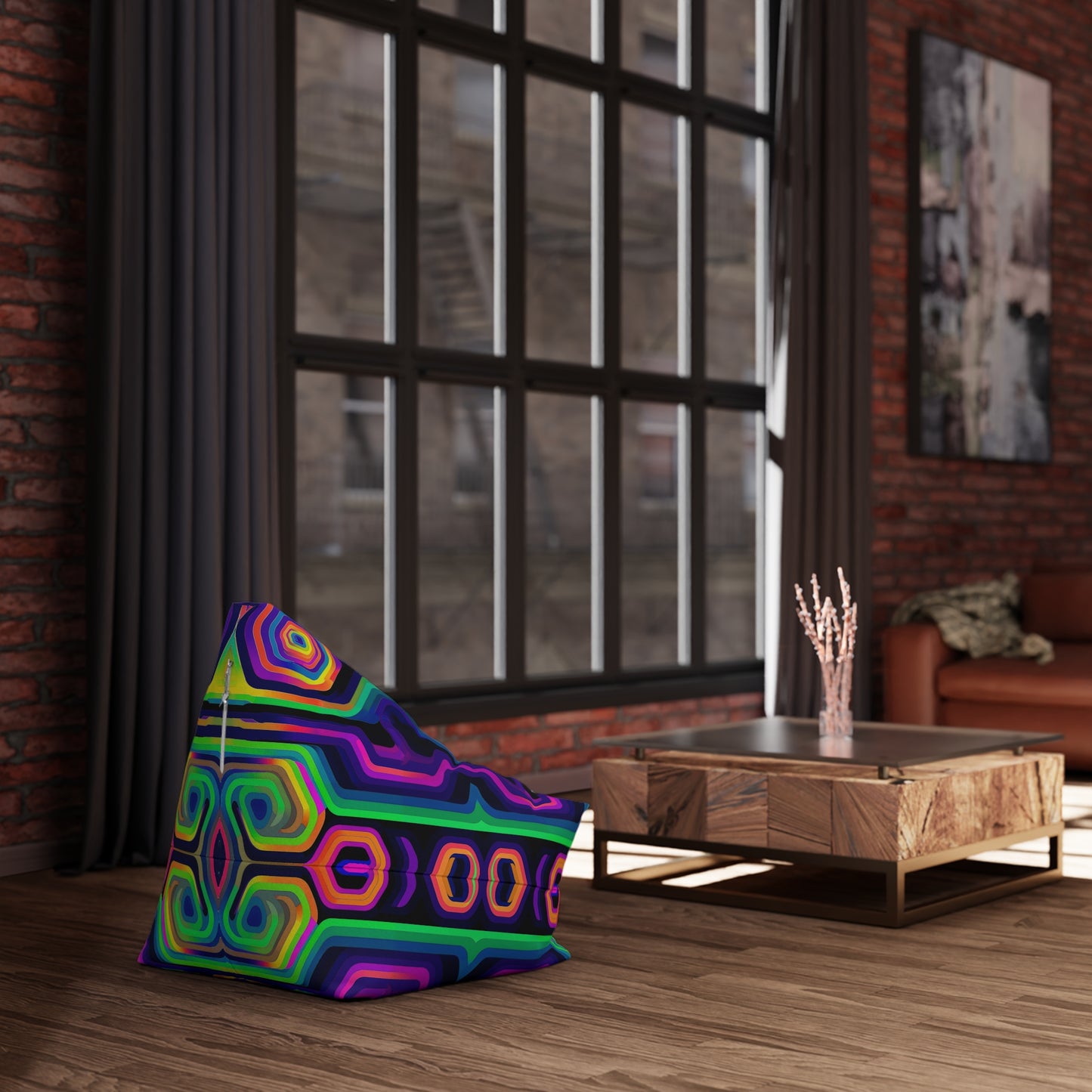 "Tripnotist Split" BEAN BAG CHAIR COVER