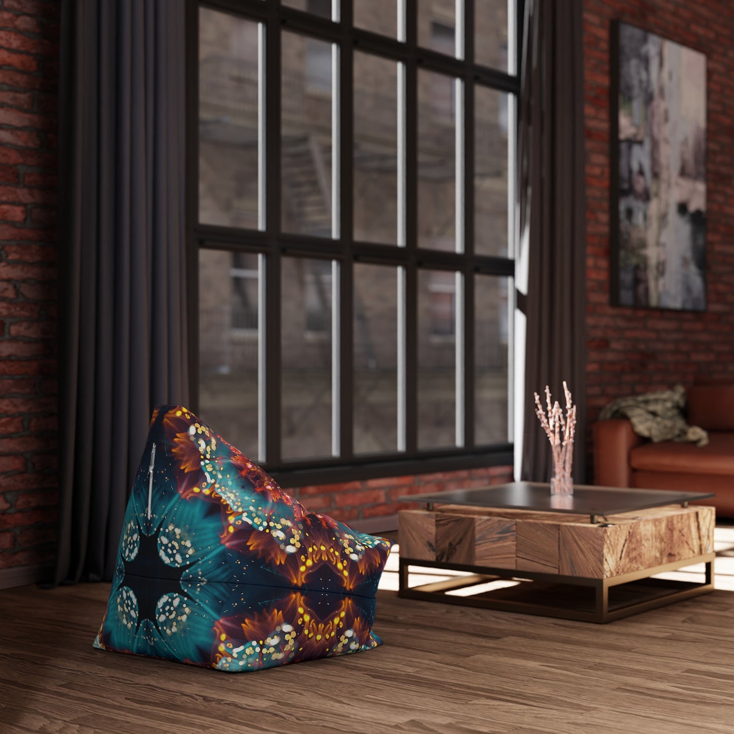 "Reaching for Light" BEAN BAG CHAIR COVER