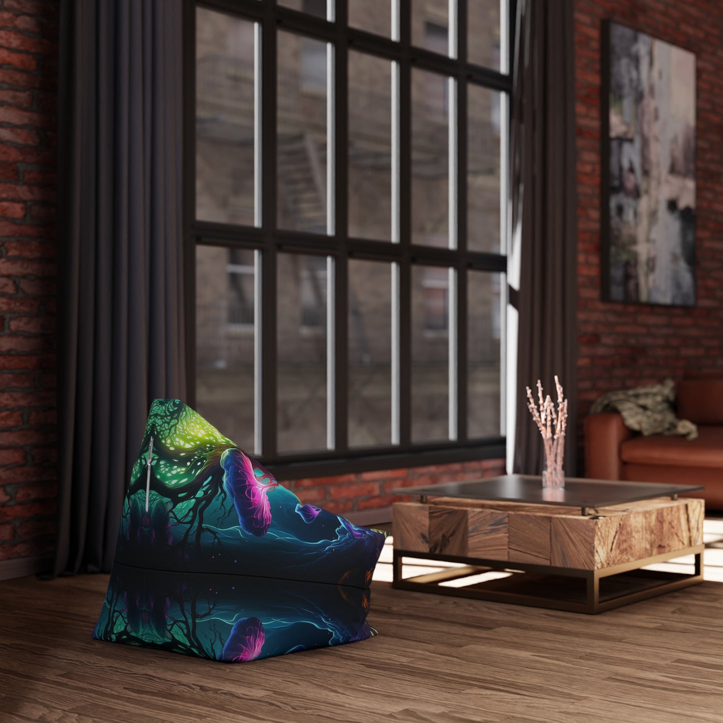 "Fungal Abyss" BEAN BAG CHAIR COVER