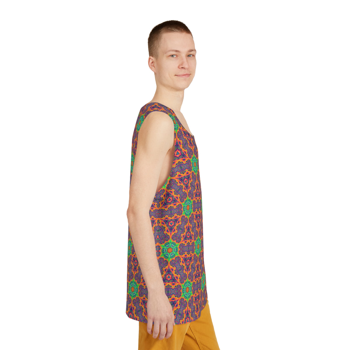 "Overtaken Lattice" MEN'S TANK TOP