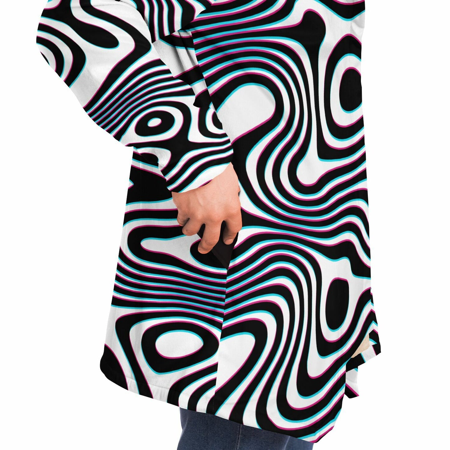 "Wild Cat (White)" HOODED CLOAK