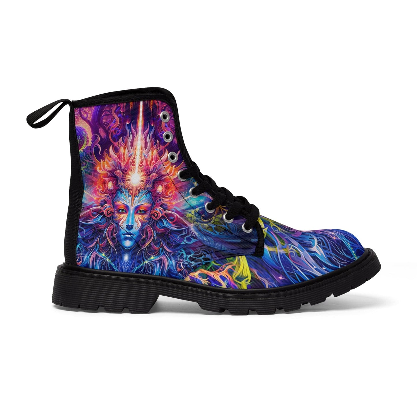"The Sacred Vine" WOMEN'S CANVAS BOOT