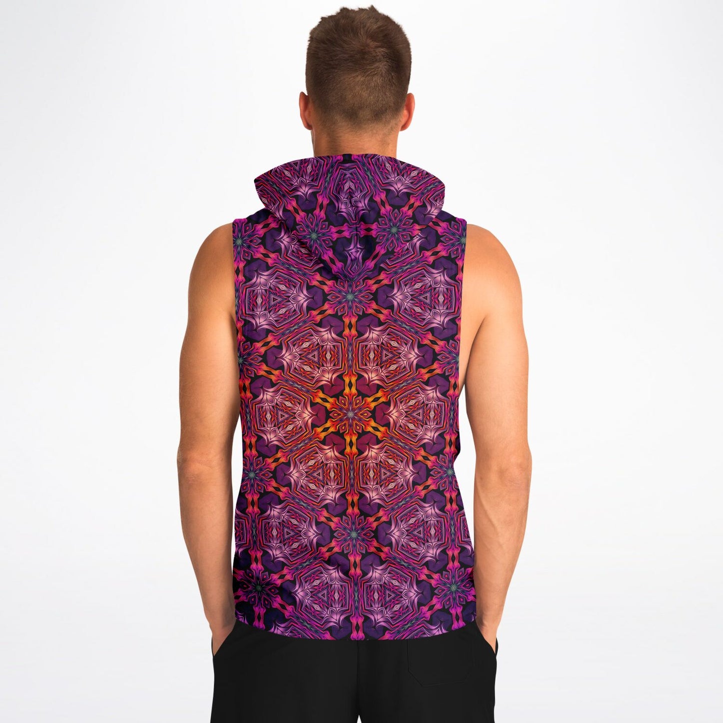 "Forged In Neon" SLEEVELESS HOODIE