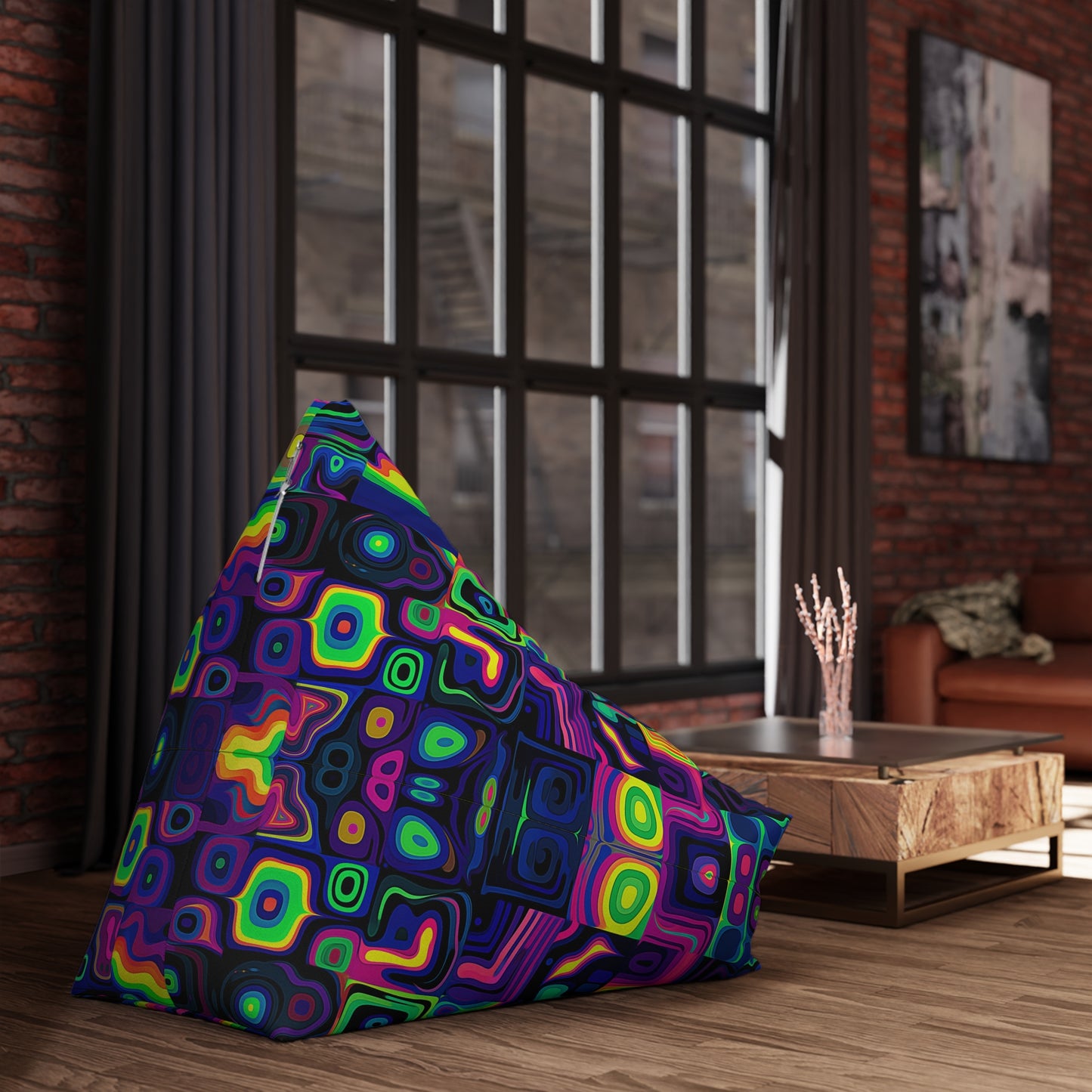 "Purple Delusion" BEAN BAG CHAIR COVER