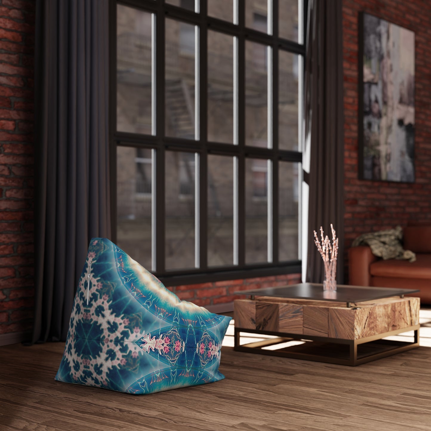 "Triple Goddess Mandala" BEAN BAG CHAIR COVER