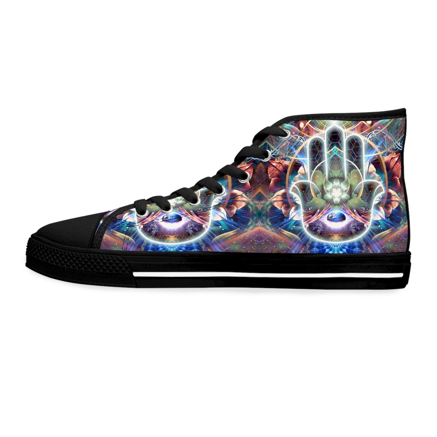 "Divine Protection" WOMEN'S HIGH TOP SNEAKERS