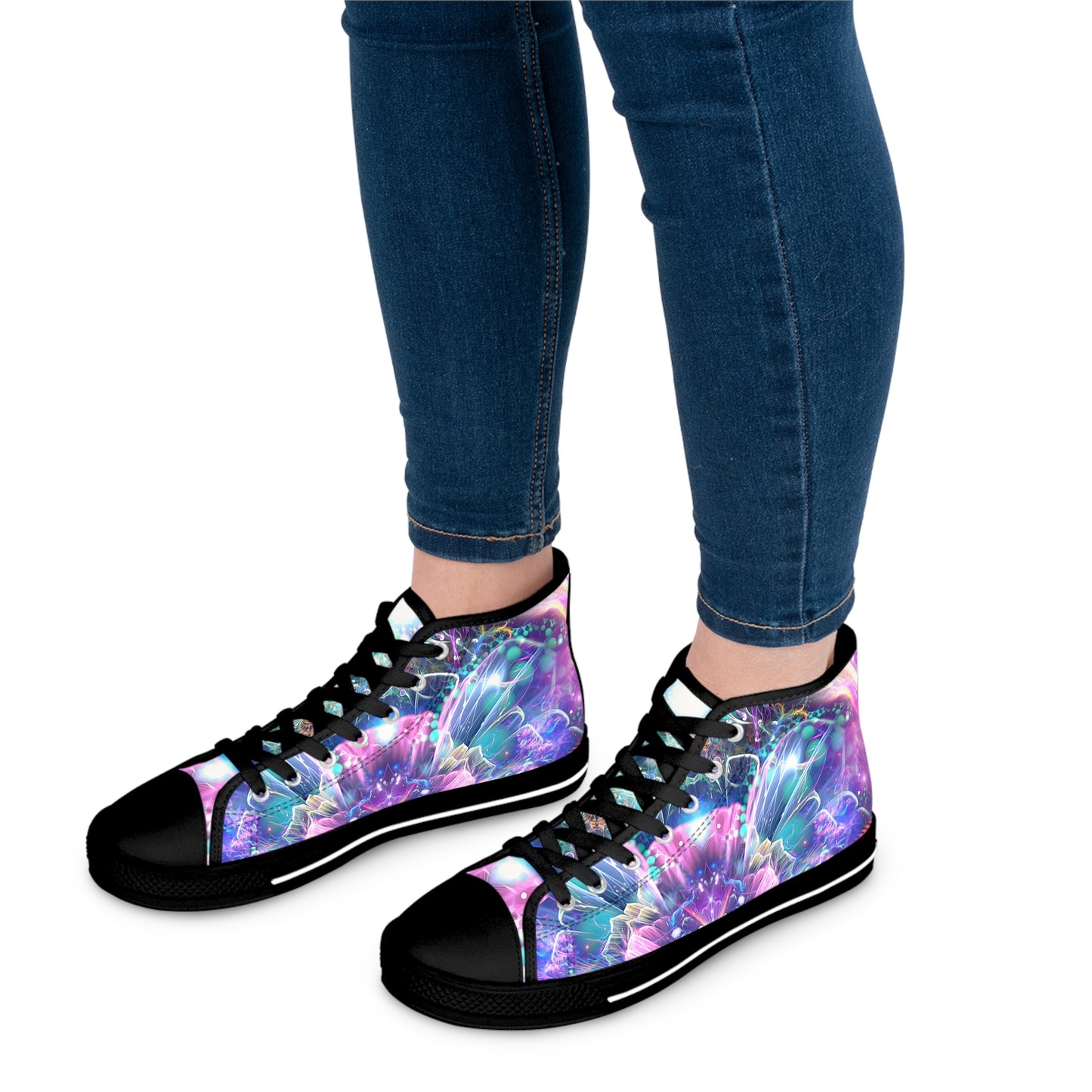 "Medicina" WOMEN'S HIGH TOP SNEAKERS