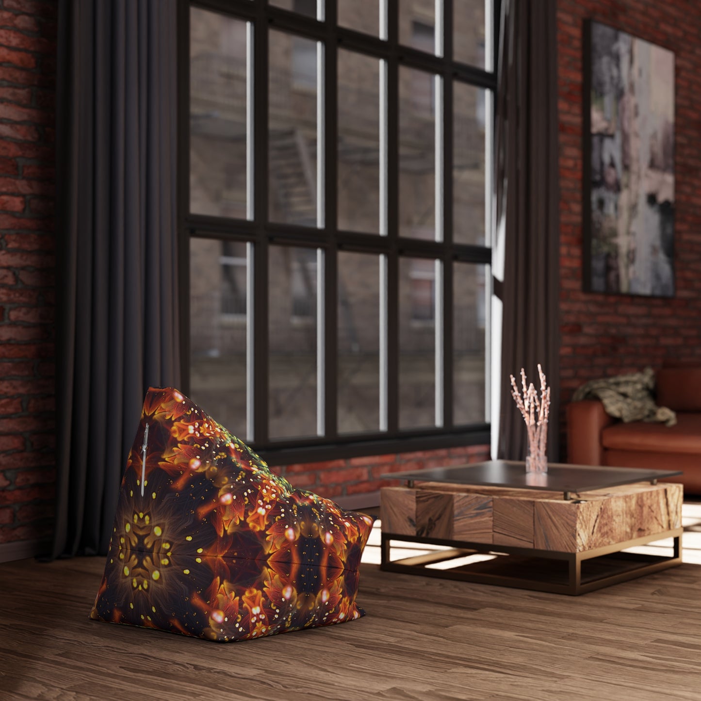 "Autumn Bloom" BEAN BAG CHAIR COVER