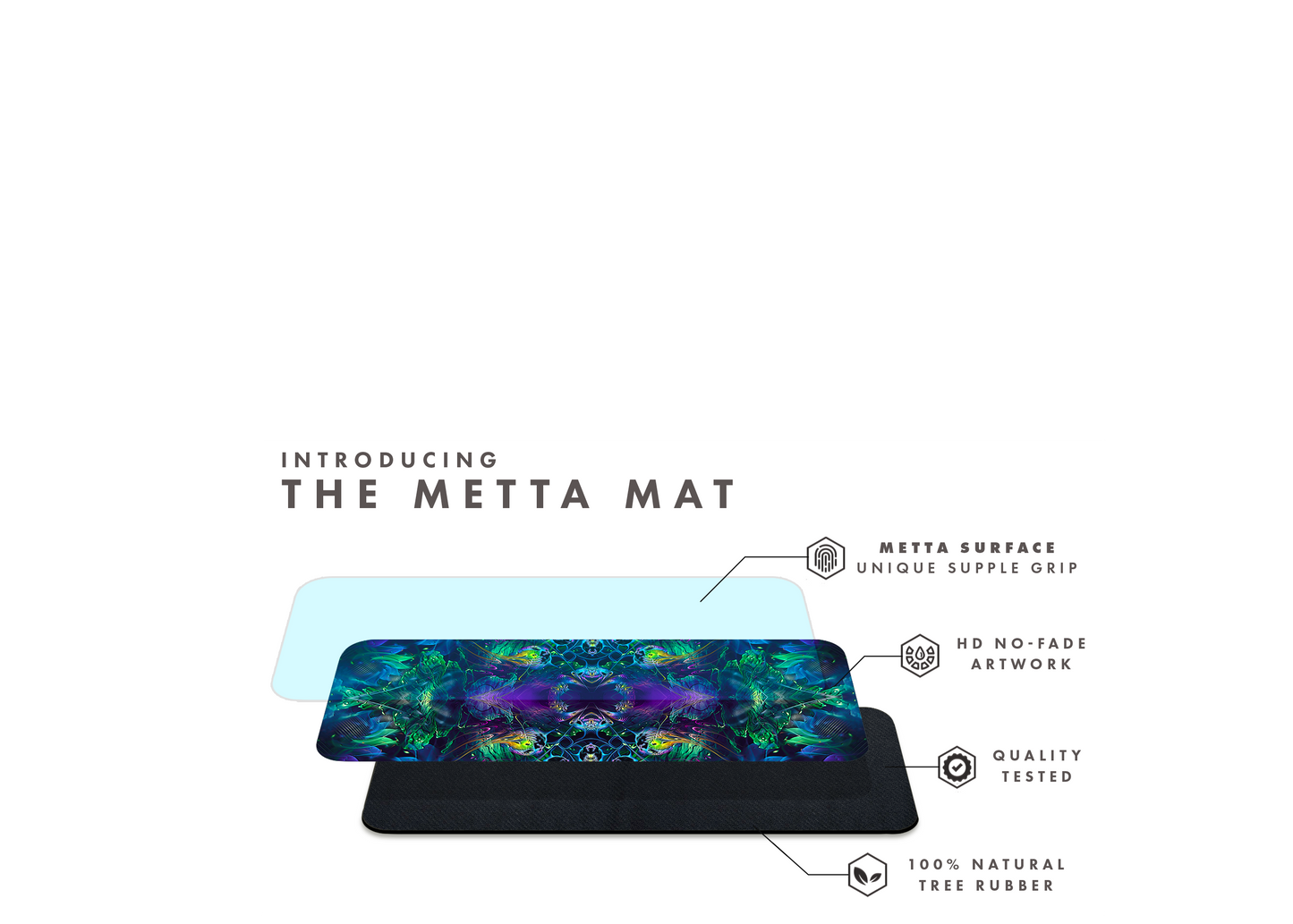 "Awakened" PREMIUM YOGA MAT