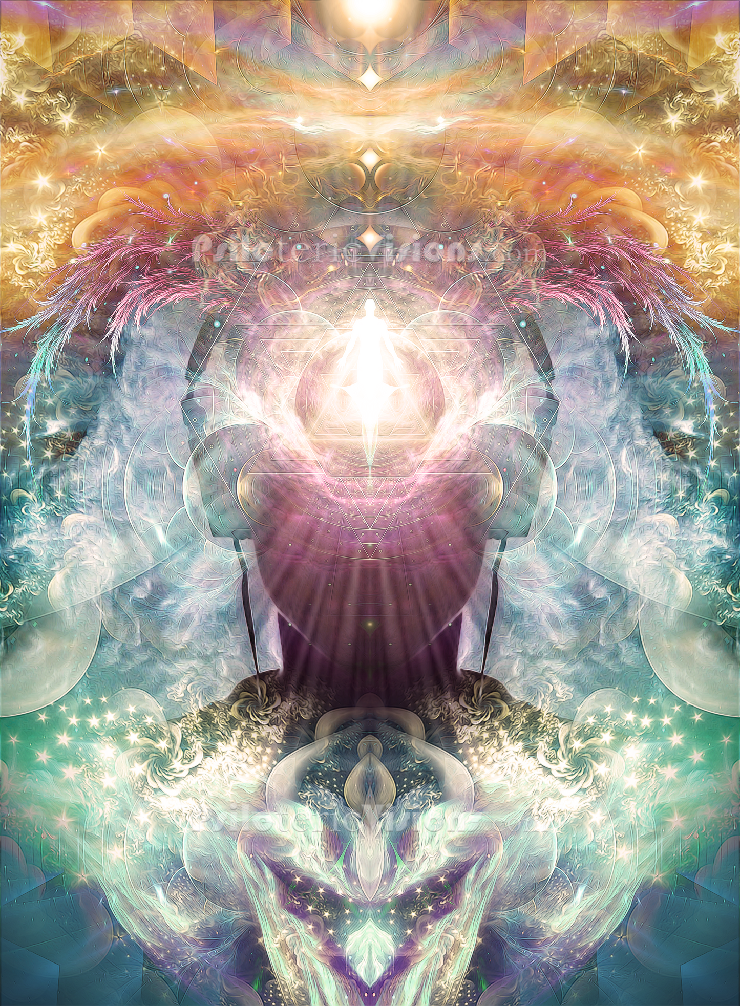 "Celestial Vibrations" - Headphones CANVAS