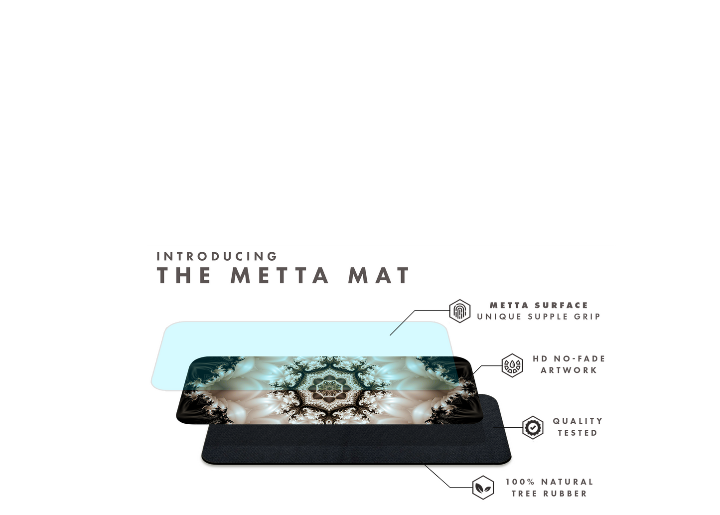 "Duality" - PREMIUM YOGA MAT