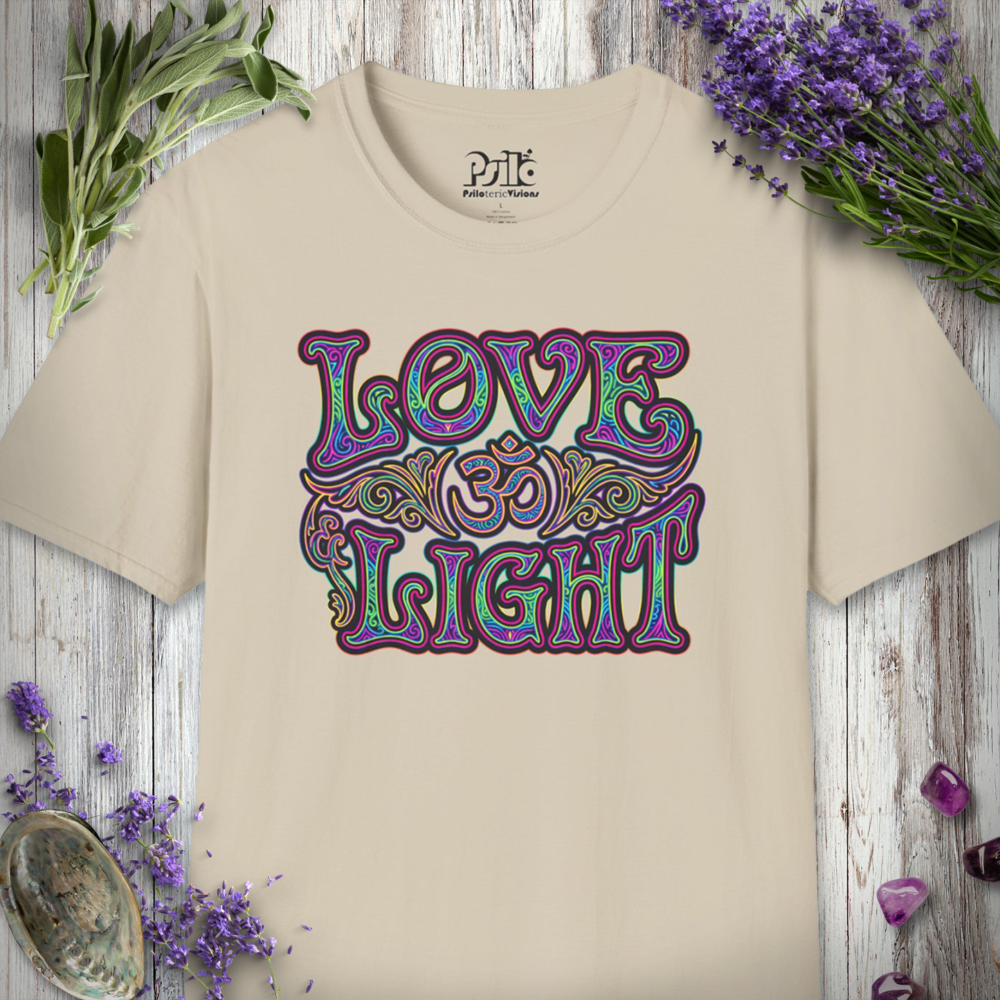 "Love Om Light" T-SHIRT
