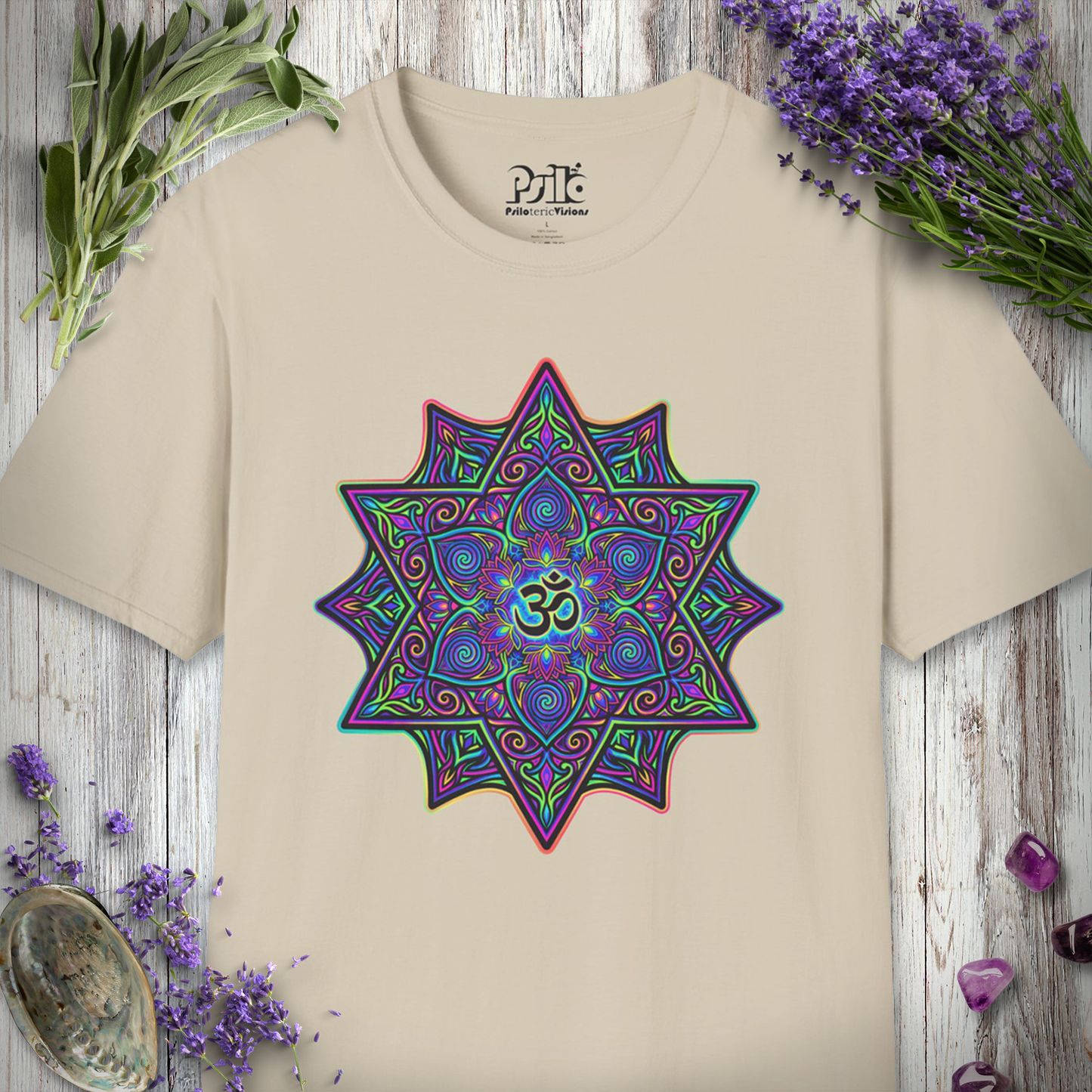"Om Merkaba Mandala" T-SHIRT