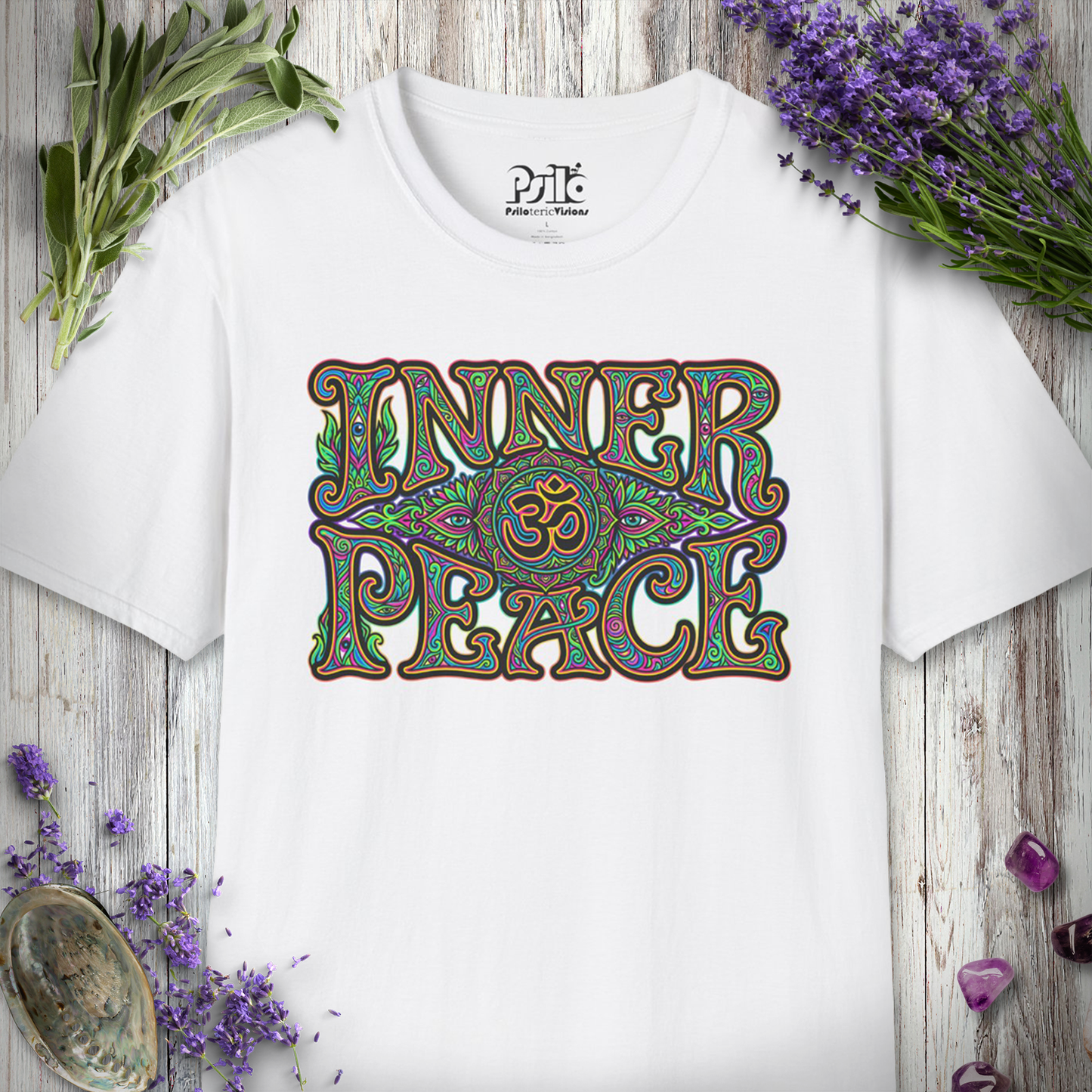 "Inner Peace Floral" T-SHIRT