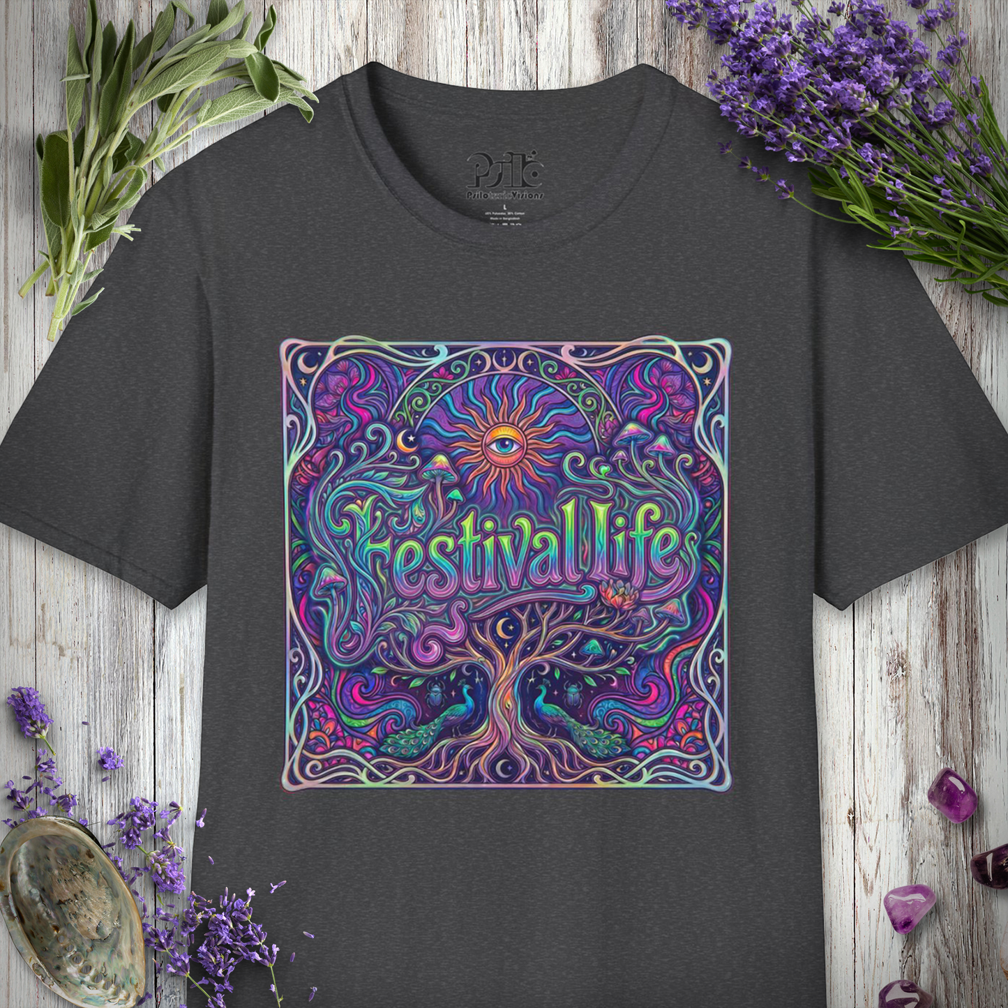 "Festival Life Art Nouveau" T-SHIRT