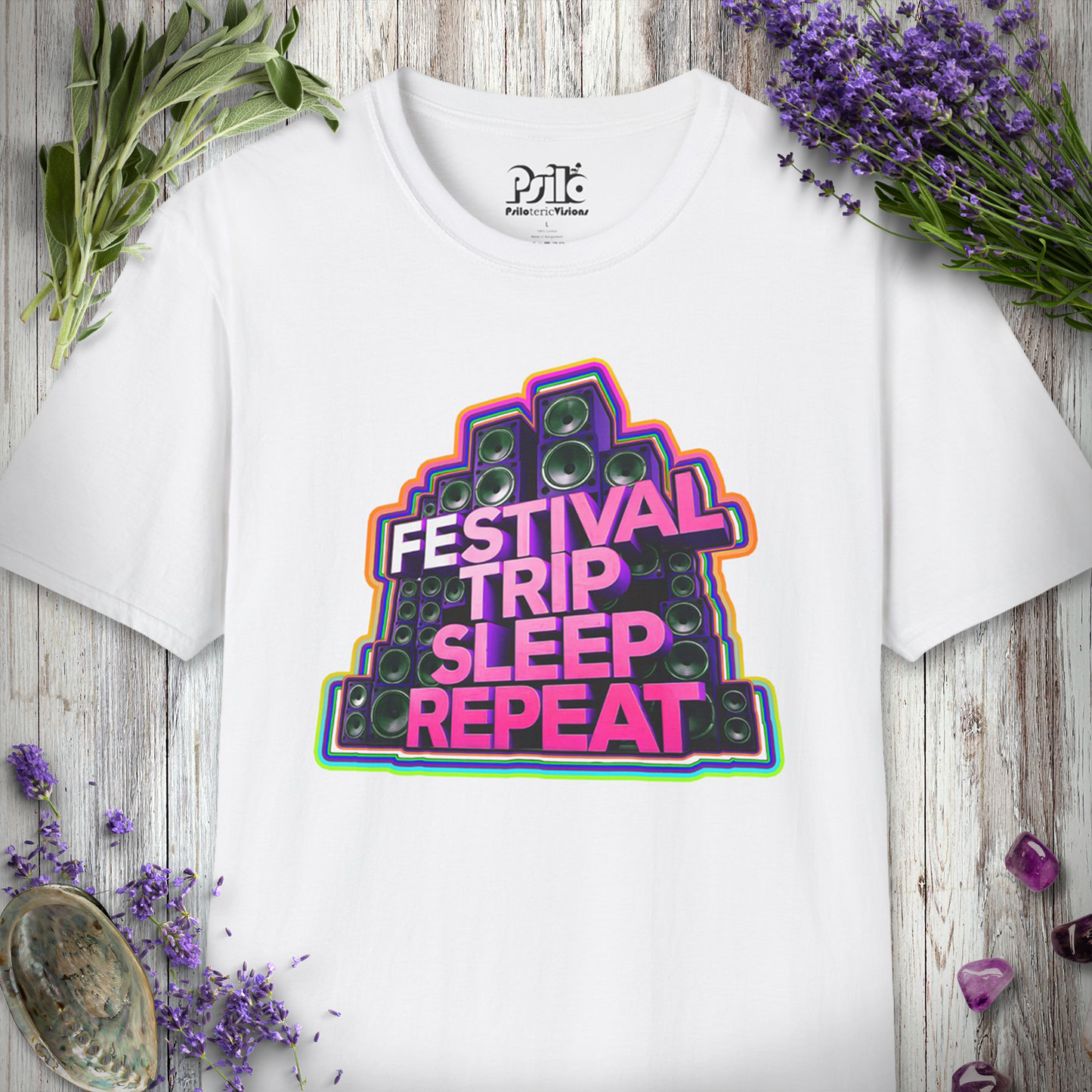 "Festival Trip Sleep Repeat" T-SHIRT
