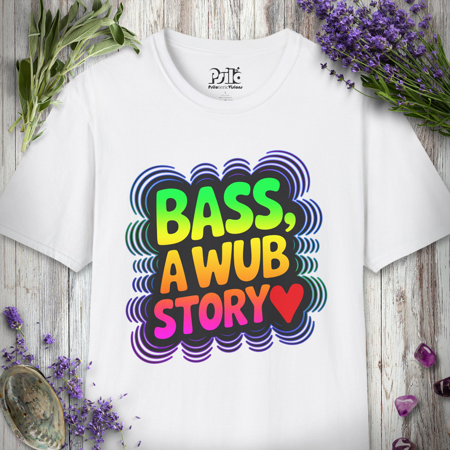 "A Wub Story (Typography)" T-SHIRT