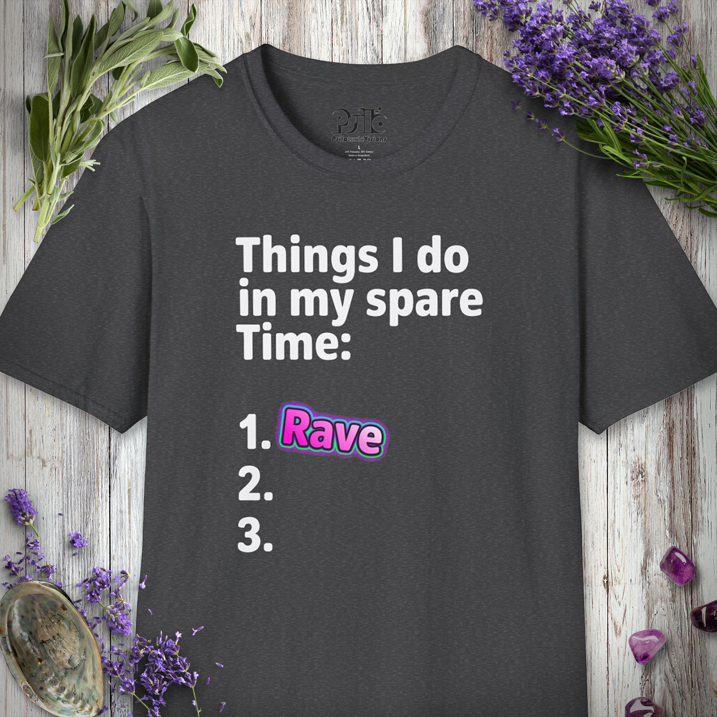 "Spare Time - Rave" T-SHIRT