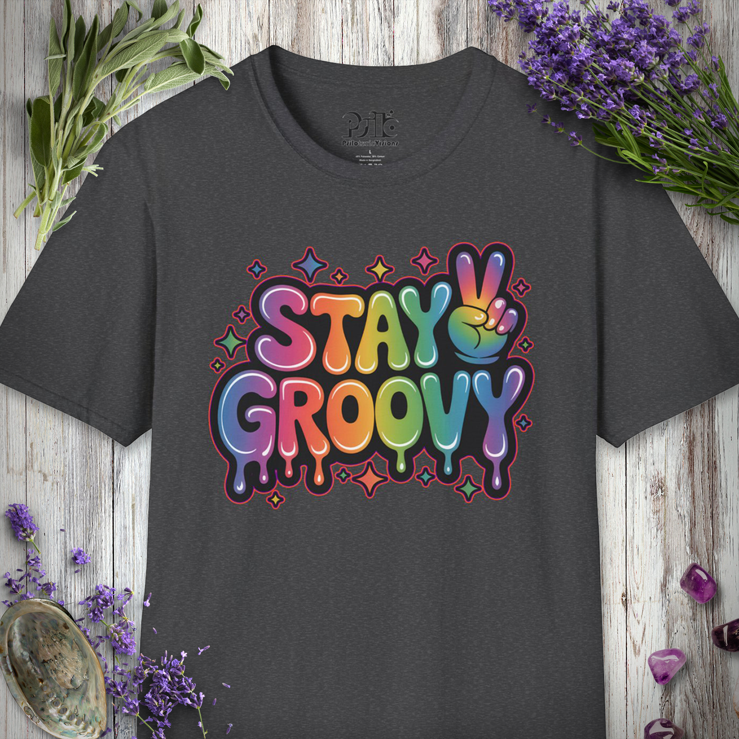 "Stay Groovy" T-SHIRT