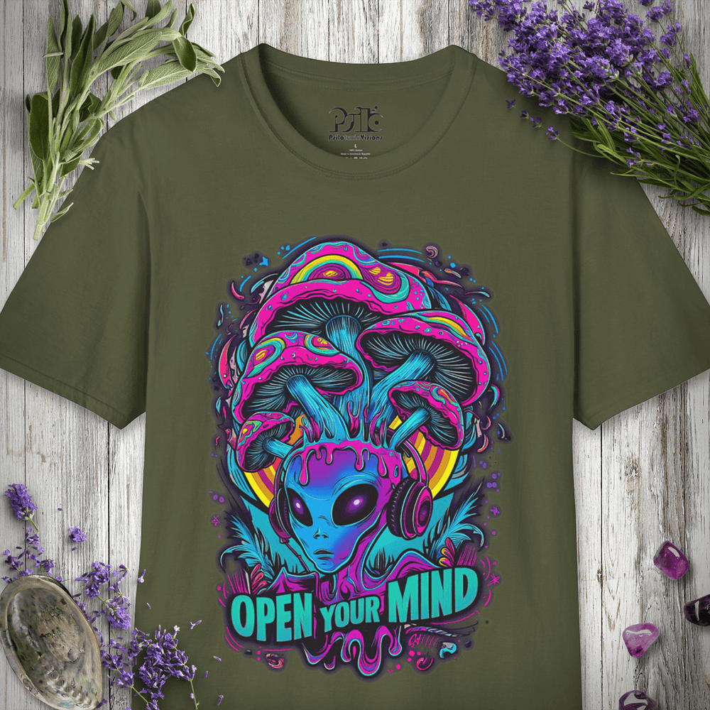 "Open Your Mind" Unisex SOFTSTYLE T-SHIRT