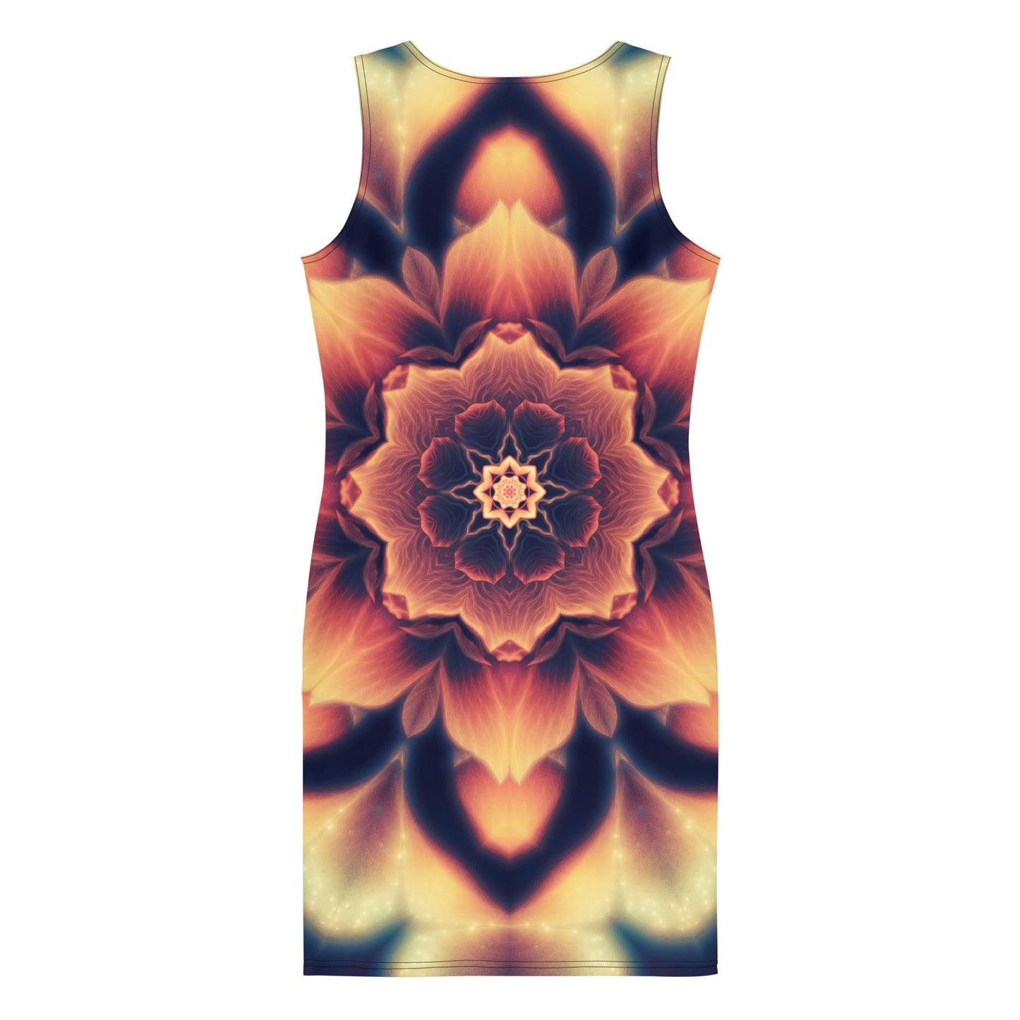 "Mandala Bloom (V2)" - Bodycon FITTED DRESS