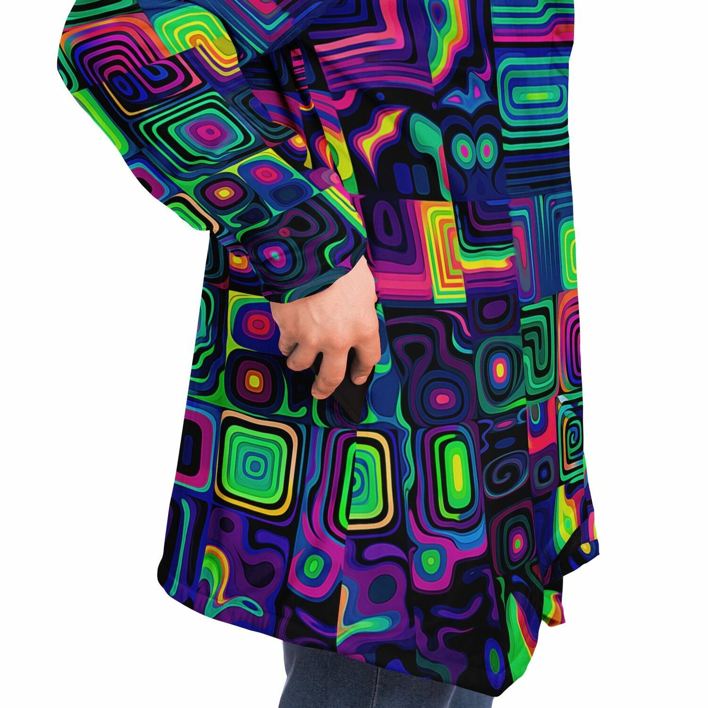 "Purple Delusion" HOODED CLOAK