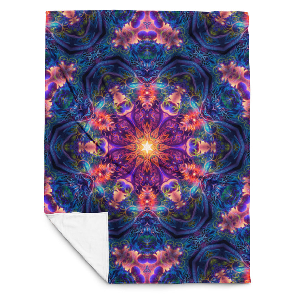 "The Sacred Circle" THROW BLANKET, 60″×80″, Front