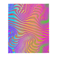"Neon King" THROW BLANKET