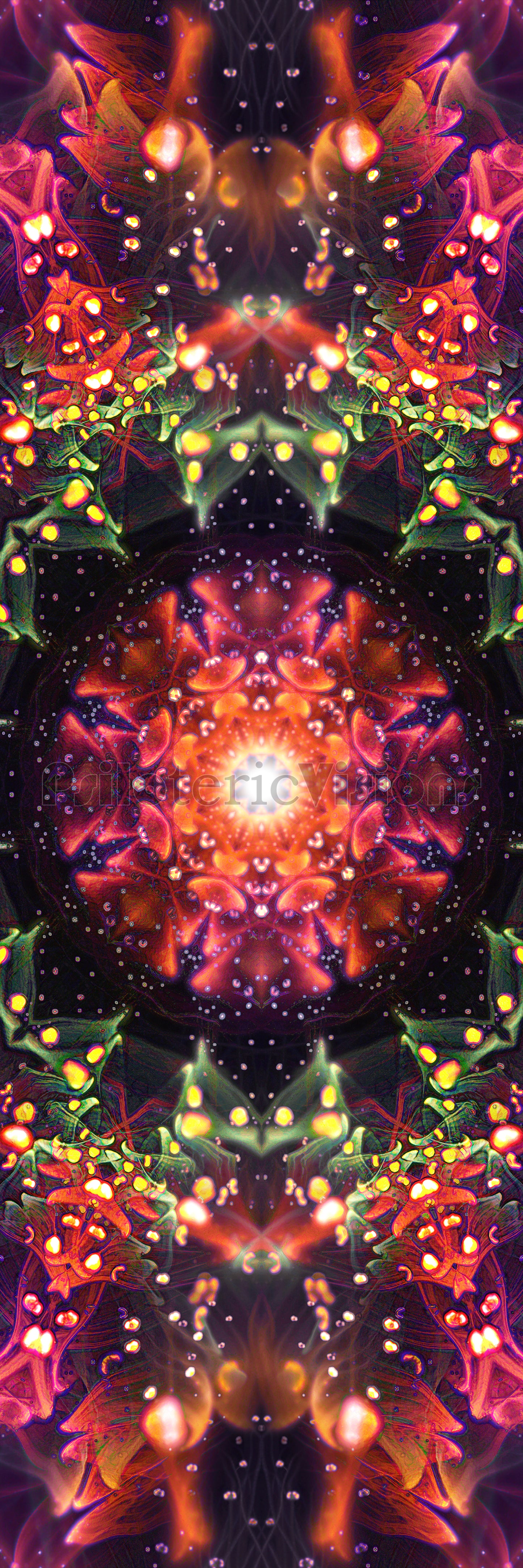 "Beyond the Canopy" - Fractal Mandala POSTER