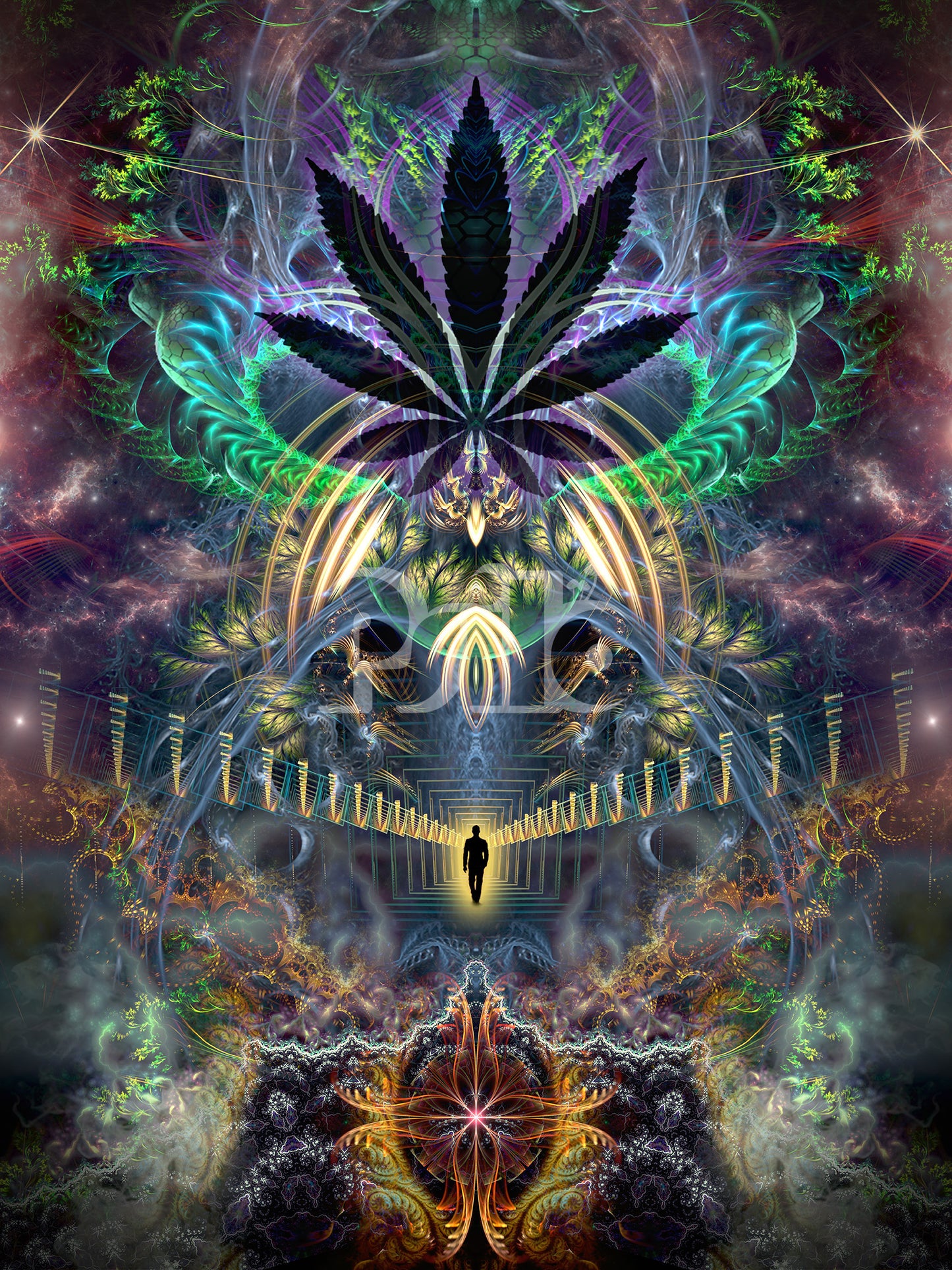 "Heightened Stroll" - Marijuana POSTER