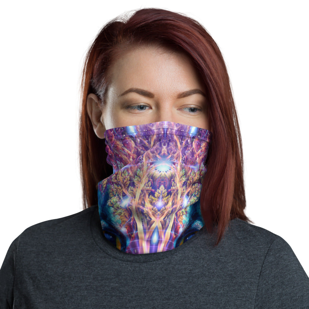 "Peekaboo" - Psychedelic Owl FACE MASK / GAITER